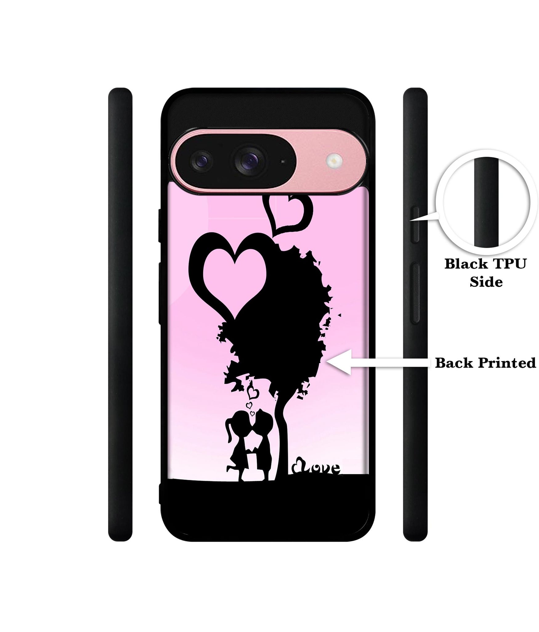 Sweet Love Design Designer 2D Printed Back Case Cover for Google Pixel 9 5G