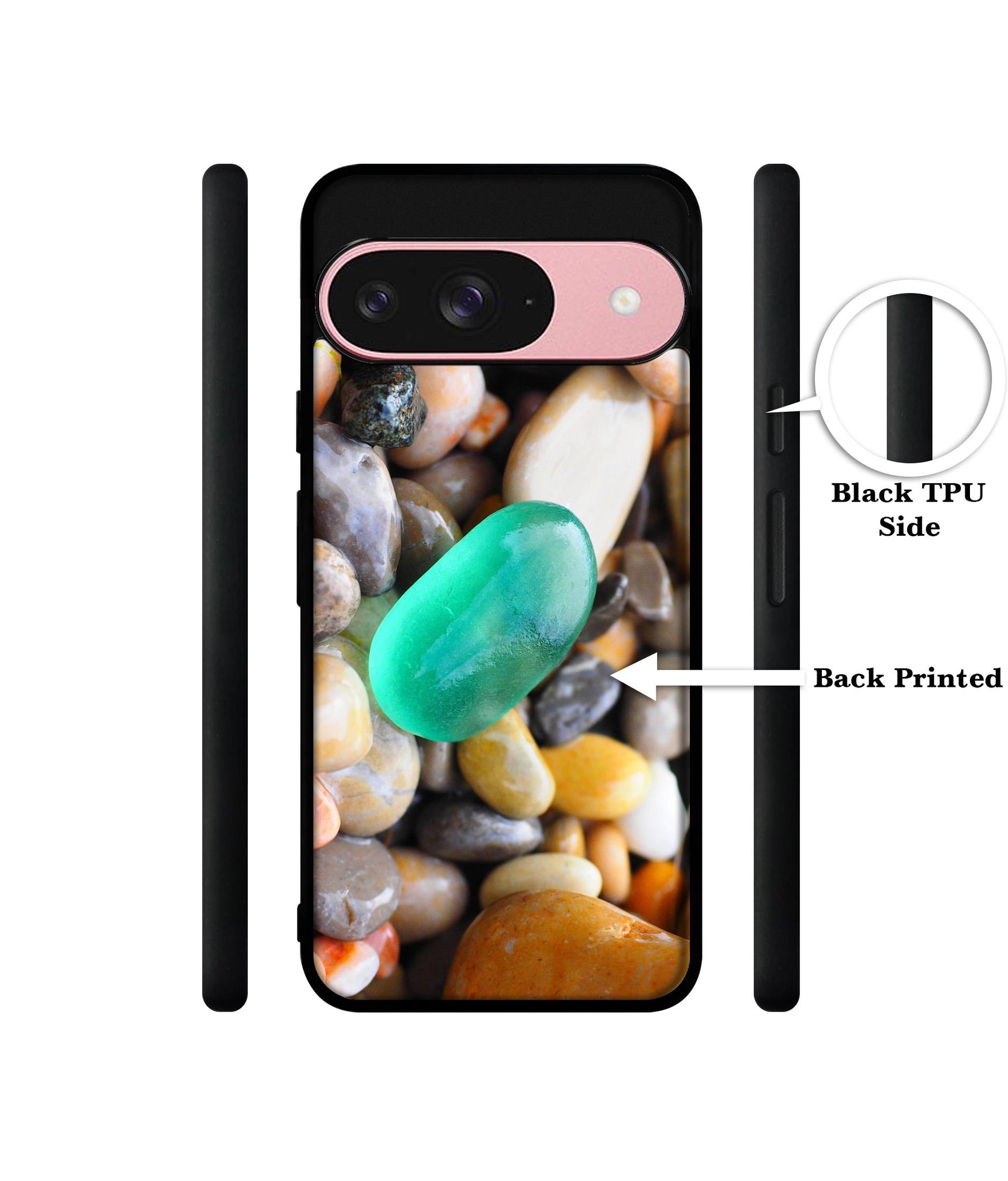 Sea Stones Design Designer 2D Printed Back Case Cover for Google Pixel 9 5G