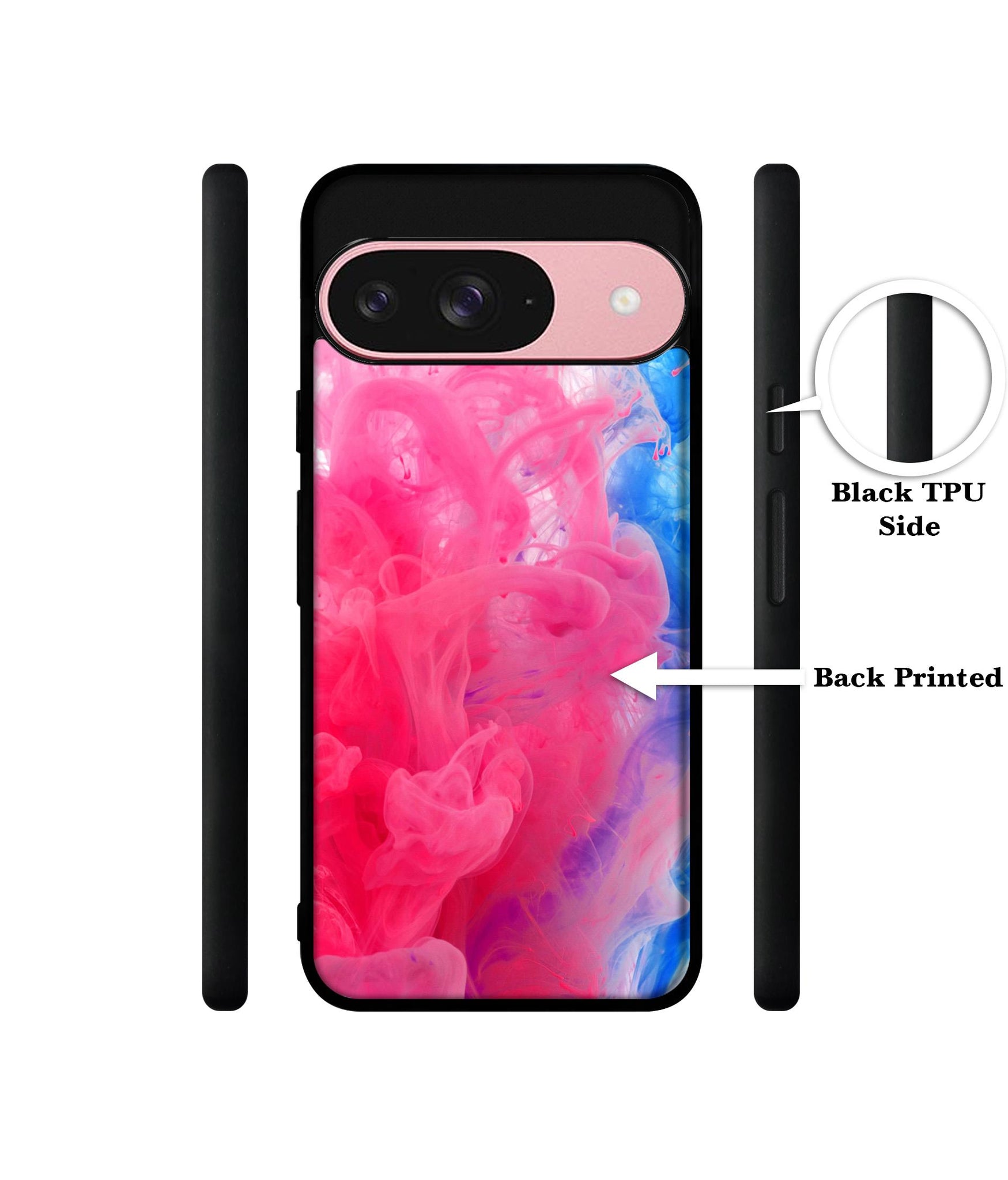 Fractal Paint Design Designer 2D Printed Back Case Cover for Google Pixel 9 5G