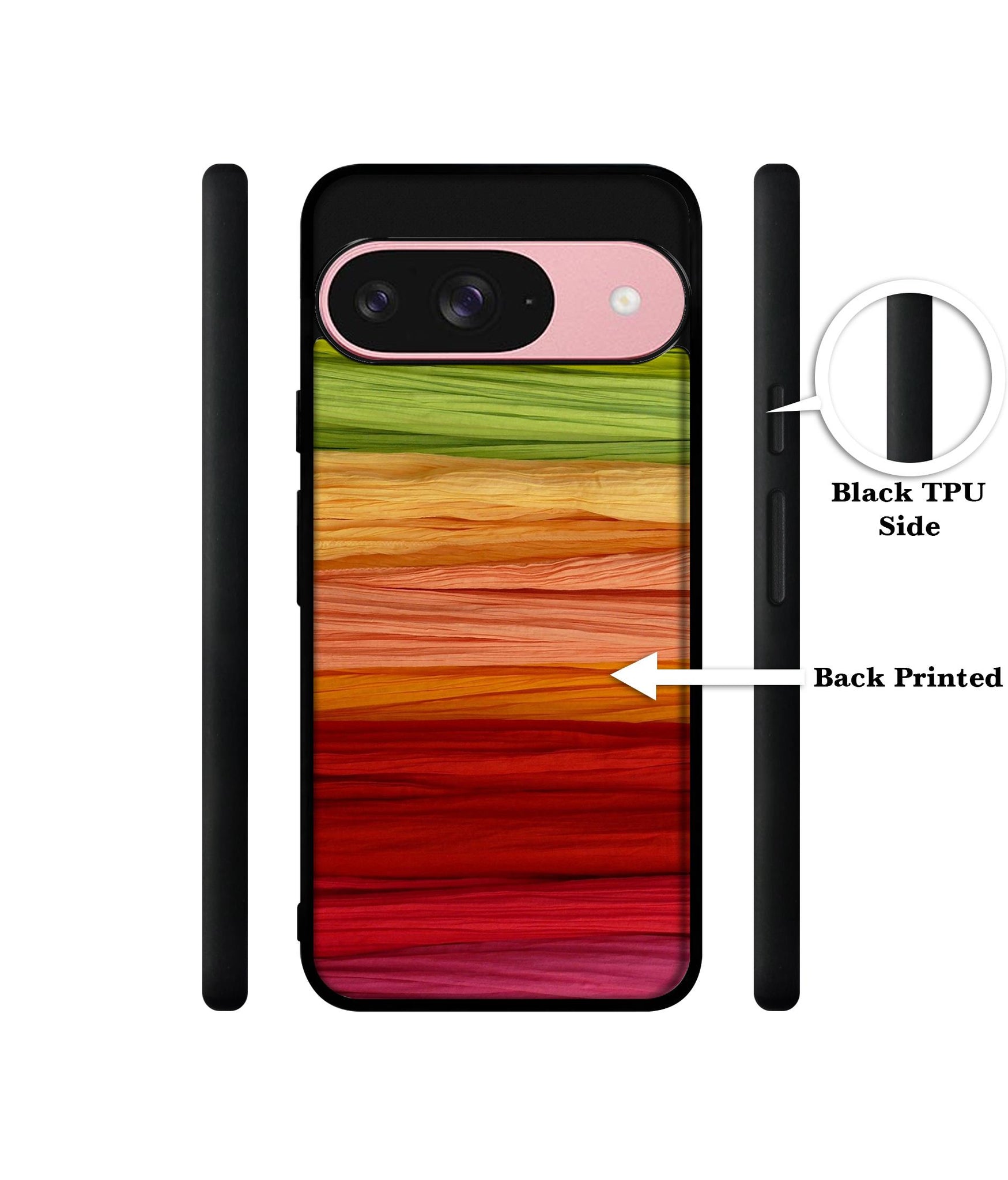 Colorful Thread Design Designer 2D Printed Back Case Cover for Google Pixel 9 5G