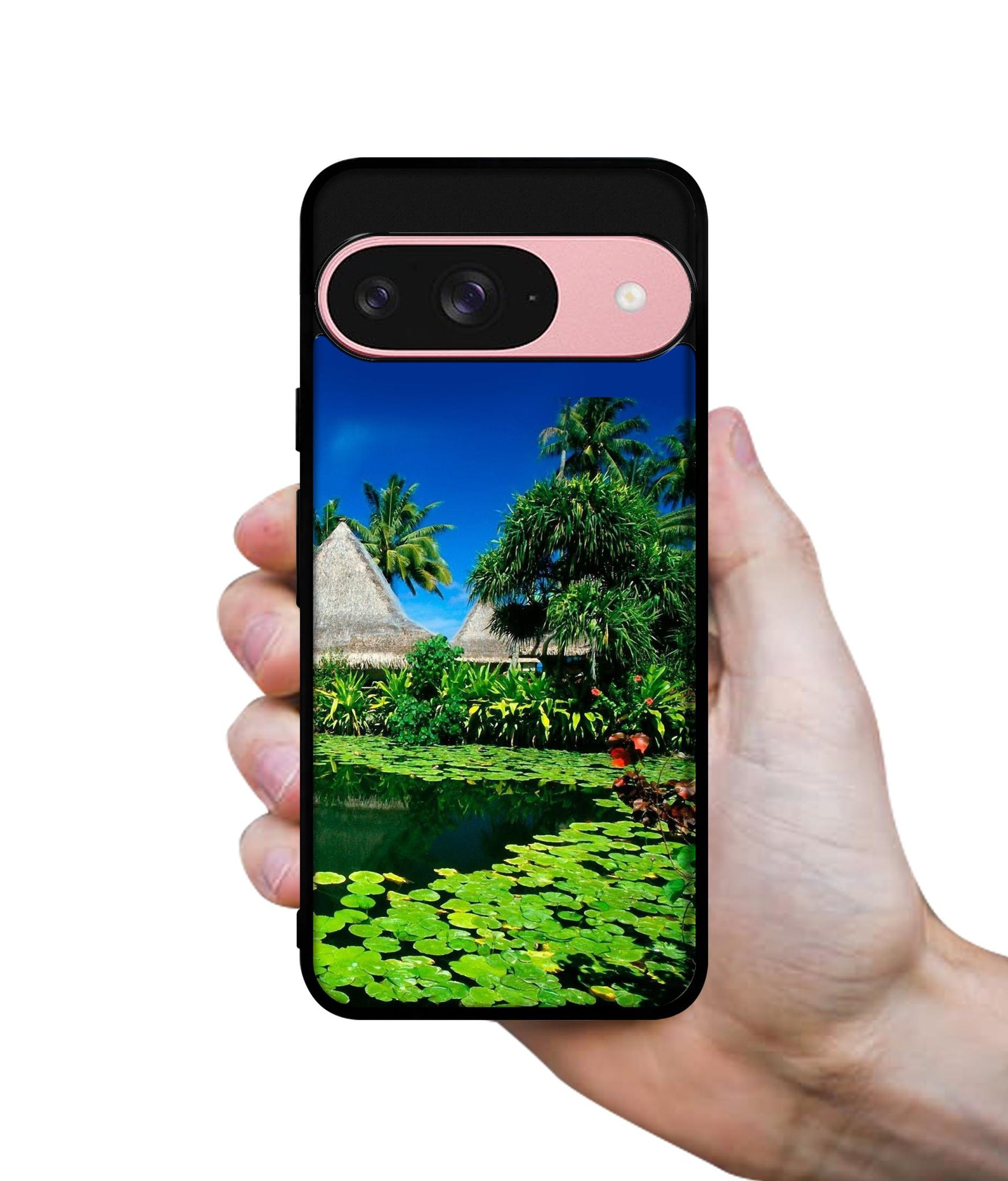 Tropics Water Design Designer 2D Printed Back Case Cover for Google Pixel 9 5G