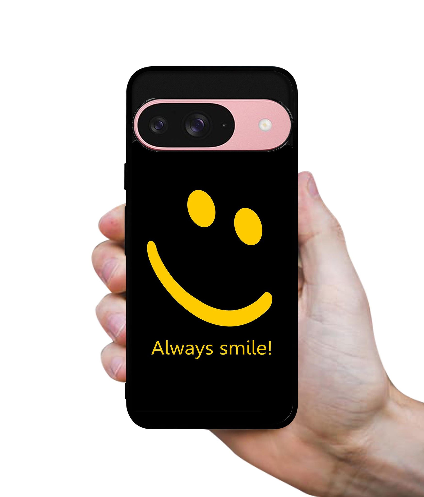Always Smile Quote Design Designer 2D Printed Back Case Cover for Google Pixel 9 5G