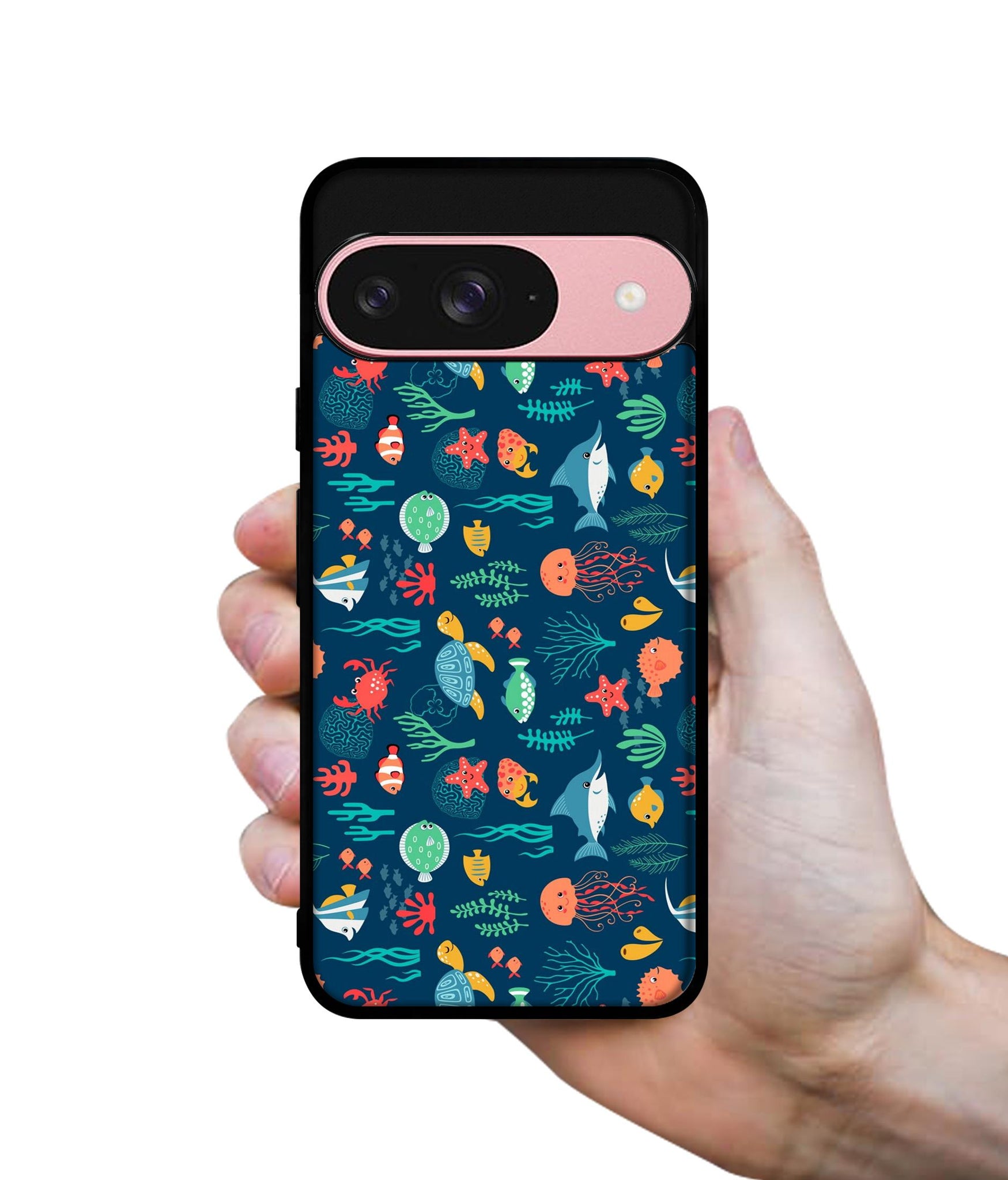 Aquarium Texture Design Designer 2D Printed Back Case Cover for Google Pixel 9 5G
