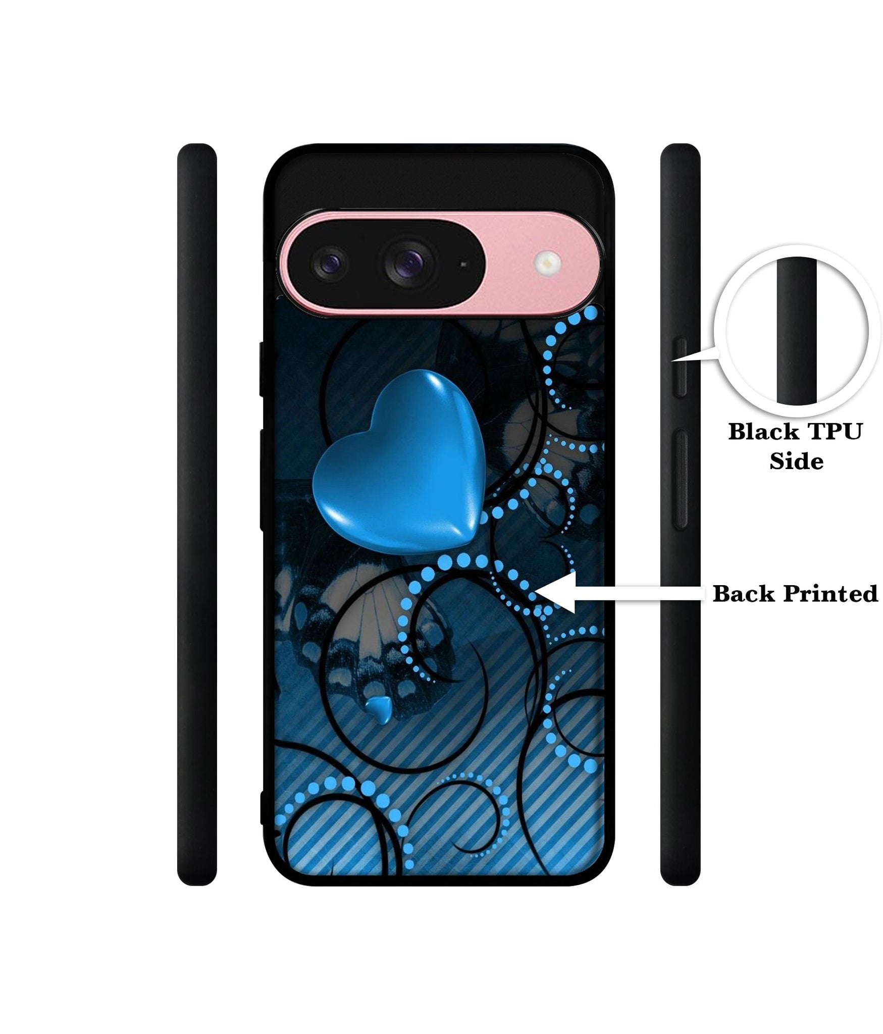Hart Design Designer 2D Printed Back Case Cover for Google Pixel 9 5G