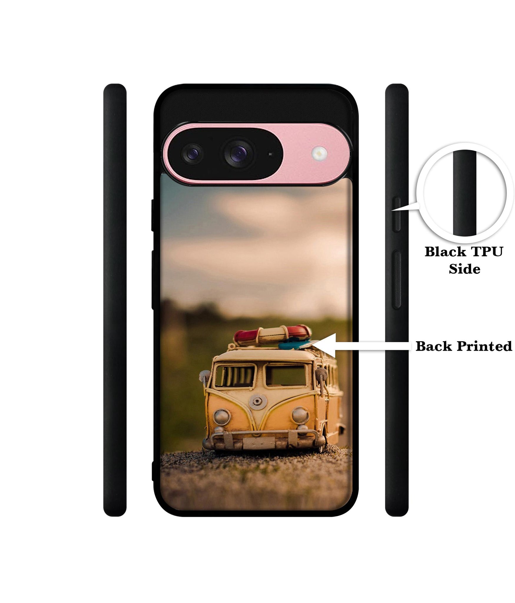 Toy Car Design Designer 2D Printed Back Case Cover for Google Pixel 9 5G