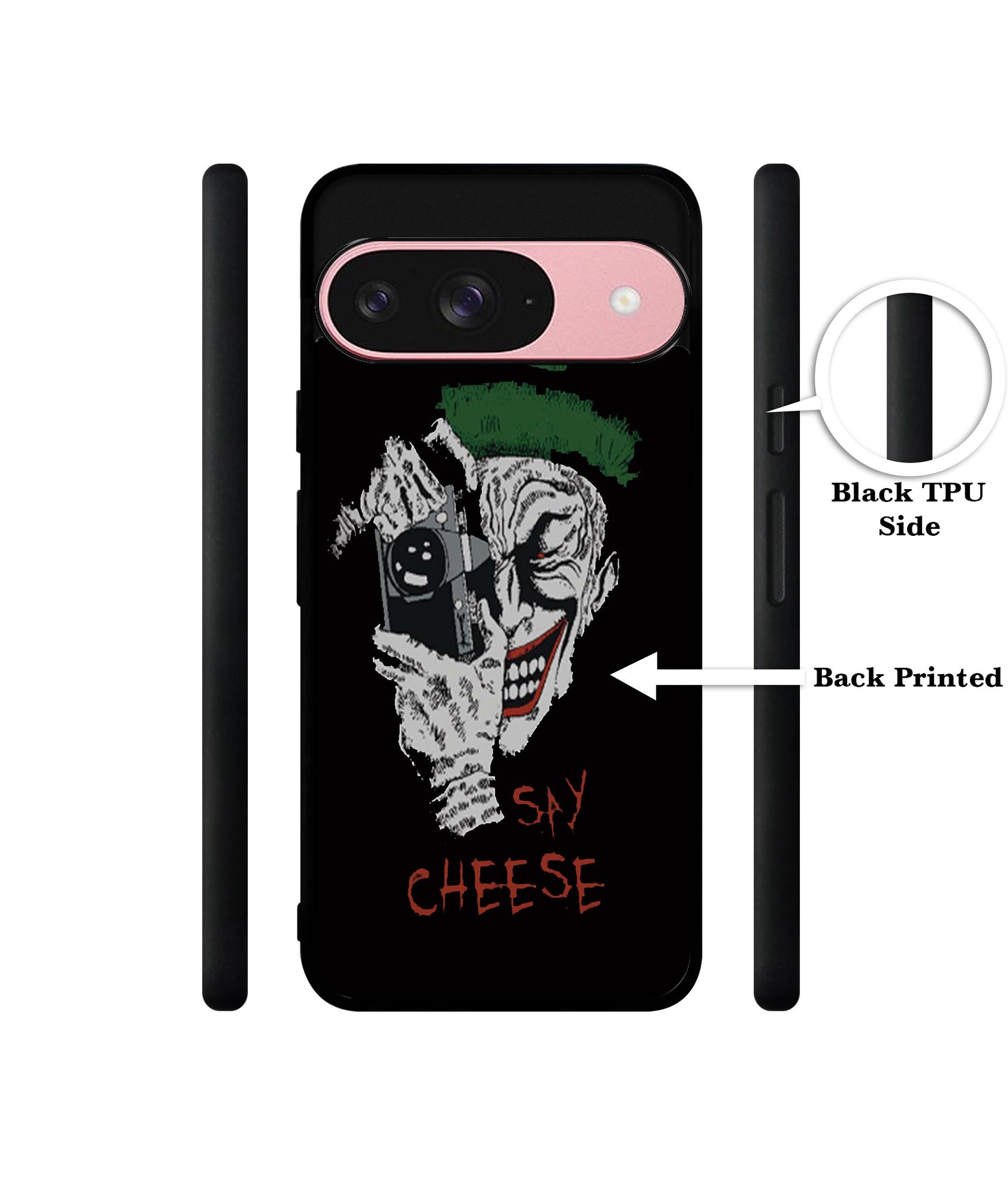 Joker Say Cheese Design Designer 2D Printed Back Case Cover for Google Pixel 9 5G