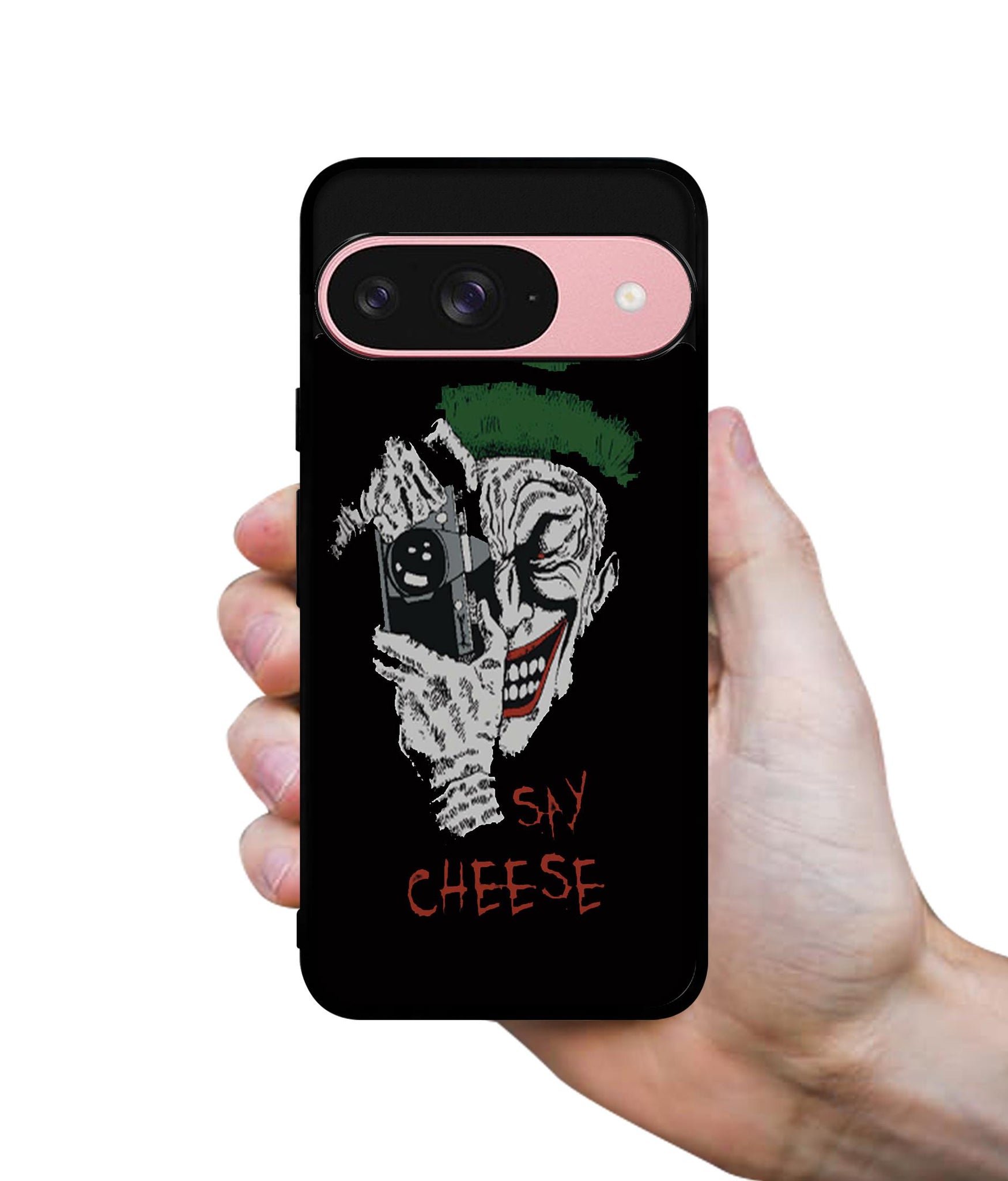 Joker Say Cheese Design Designer 2D Printed Back Case Cover for Google Pixel 9 5G