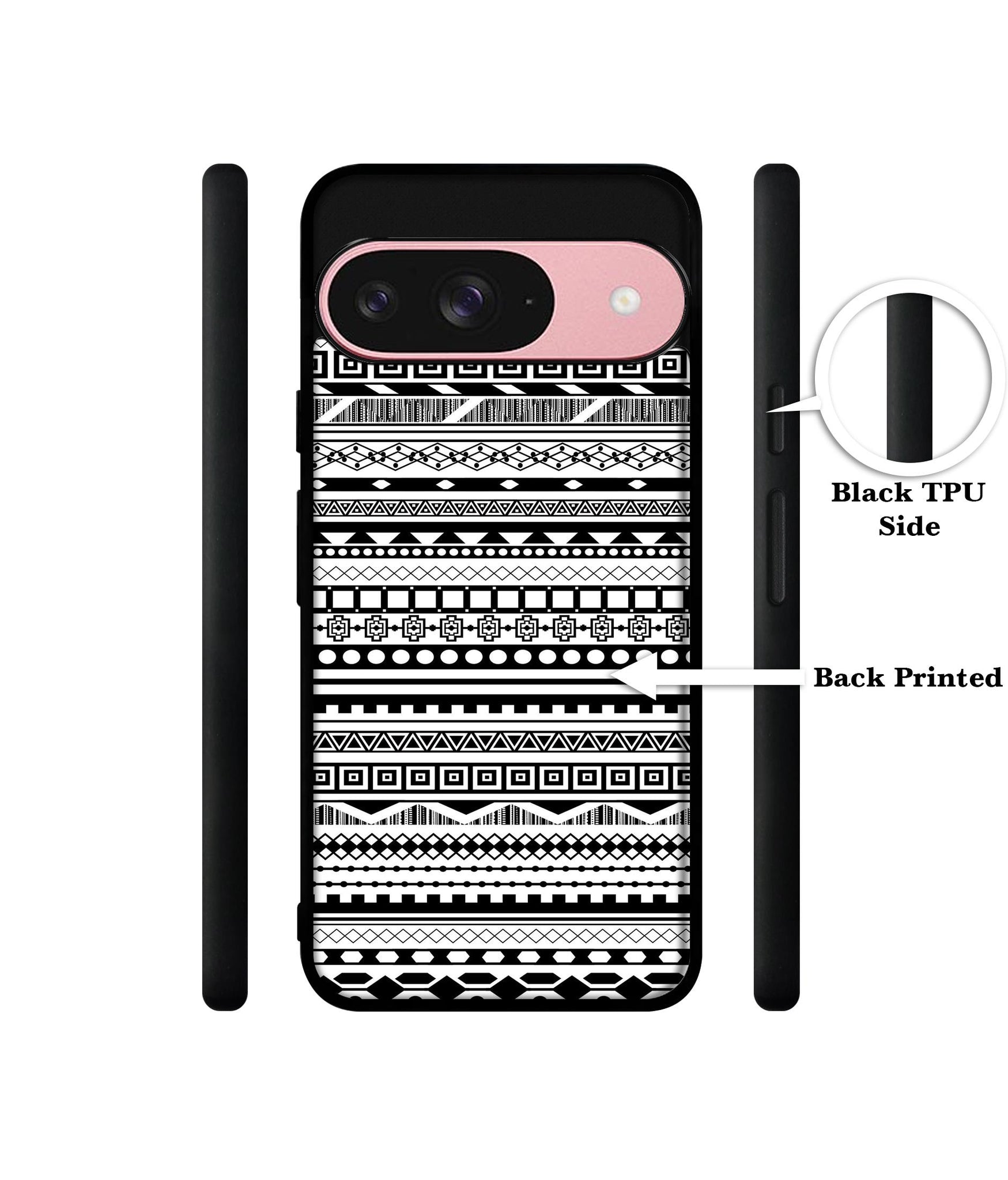 Black & White Patterns Design Designer 2D Printed Back Case Cover for Google Pixel 9 5G