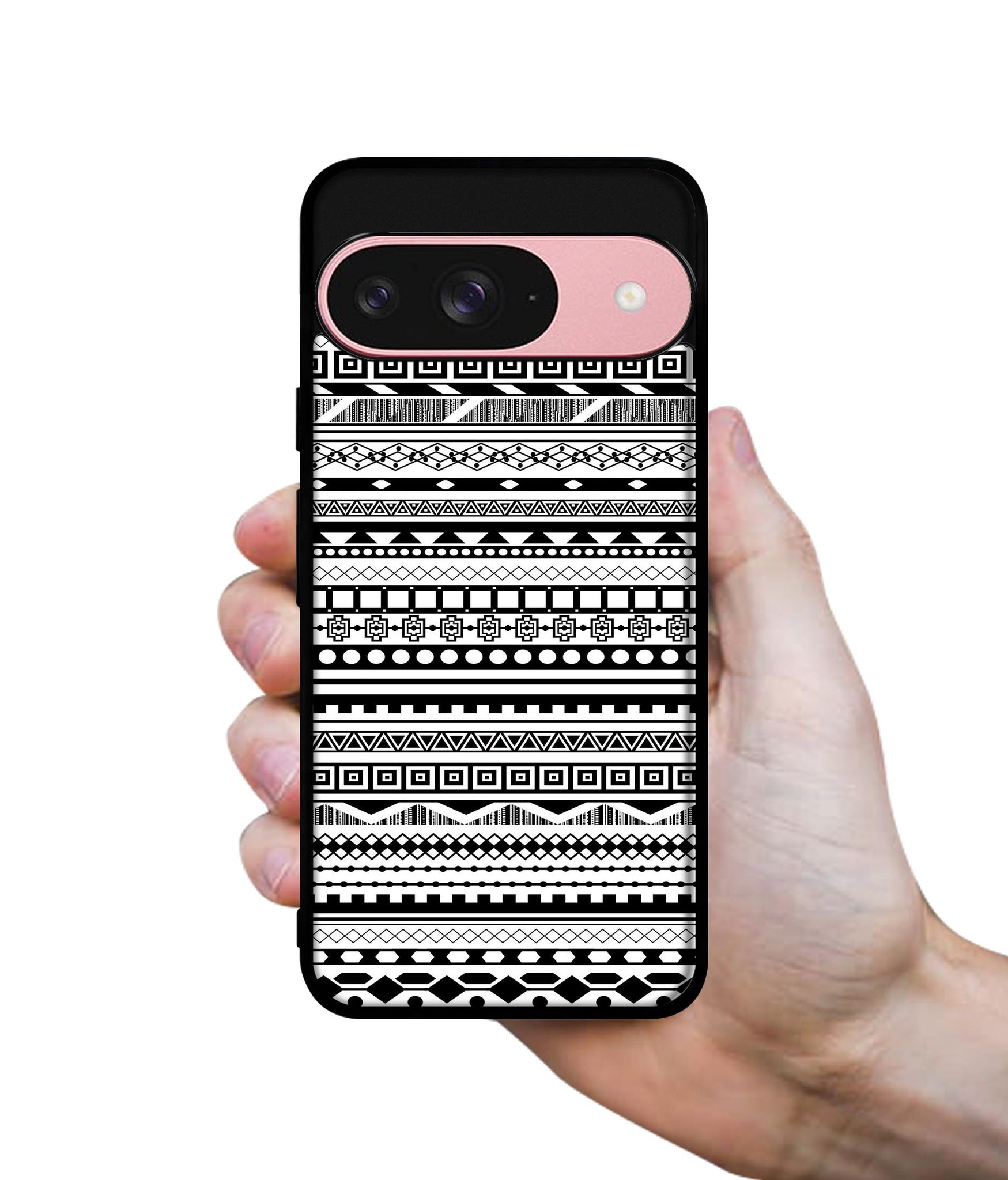 Black & White Patterns Design Designer 2D Printed Back Case Cover for Google Pixel 9 5G
