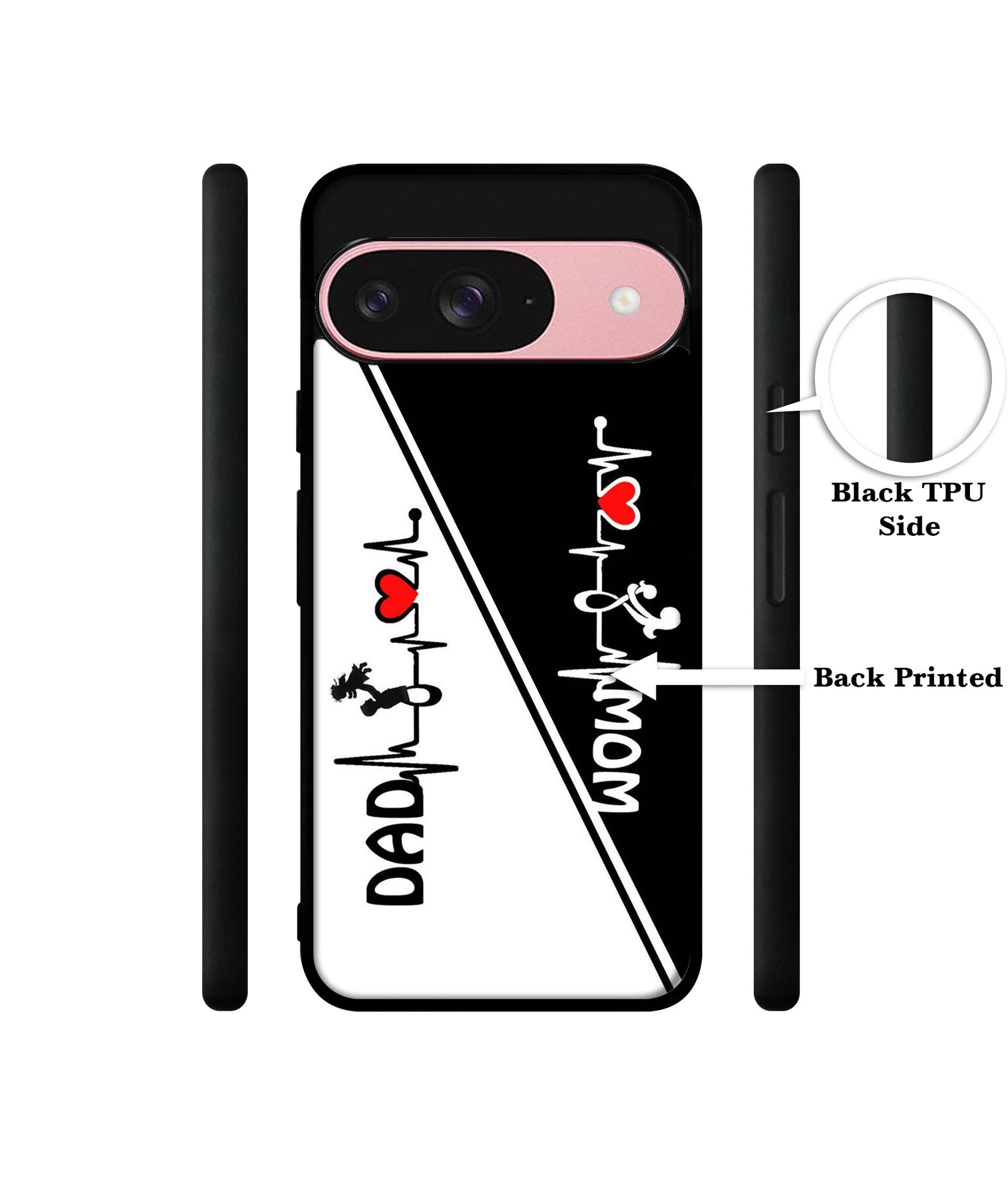 Mom and Dad Lover Design Designer 2D Printed Back Case Cover for Google Pixel 9 5G