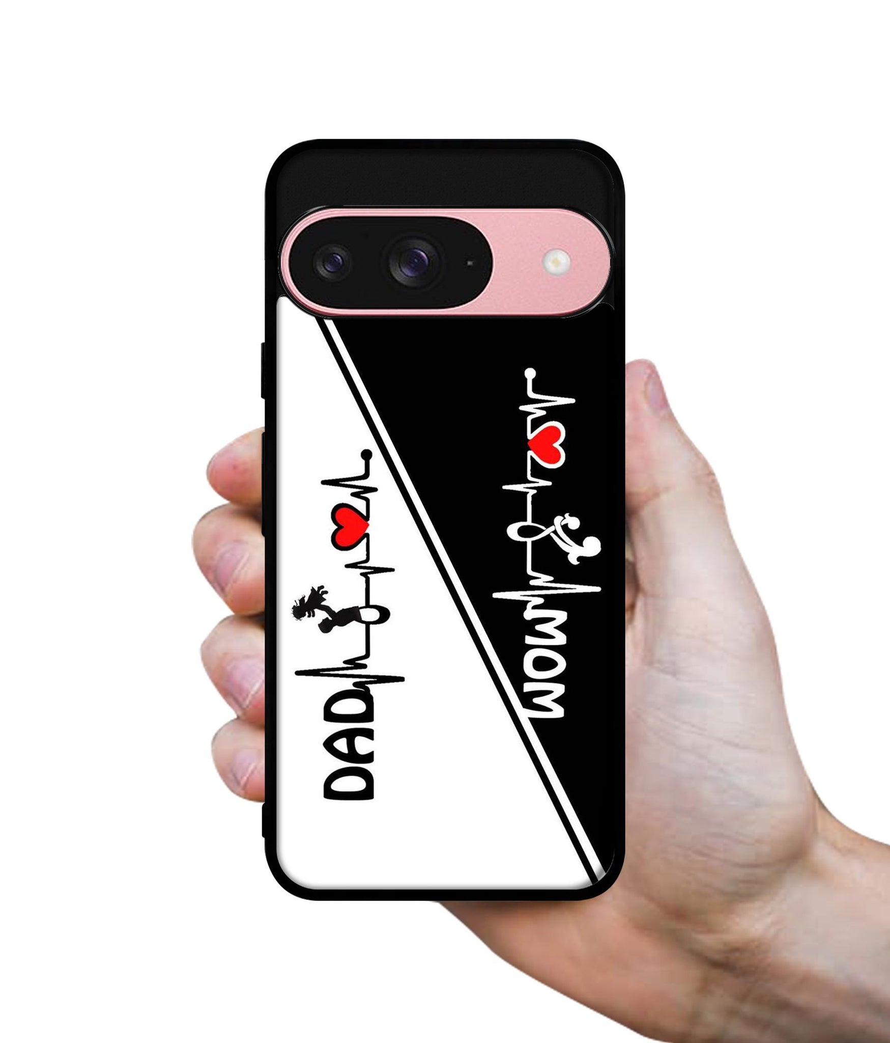 Mom and Dad Lover Design Designer 2D Printed Back Case Cover for Google Pixel 9 5G
