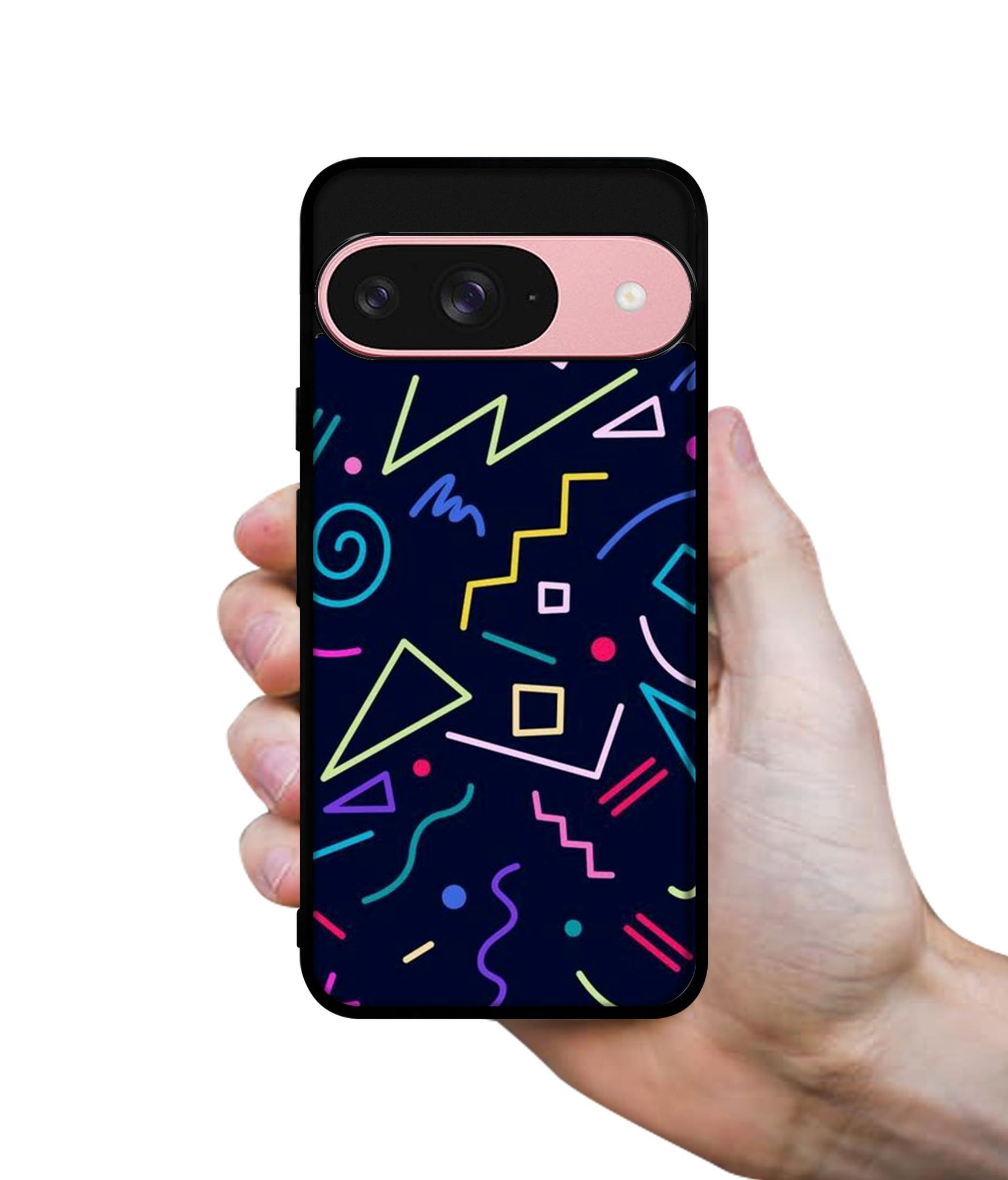 Retro Abstract Design Designer 2D Printed Back Case Cover for Google Pixel 9 5G