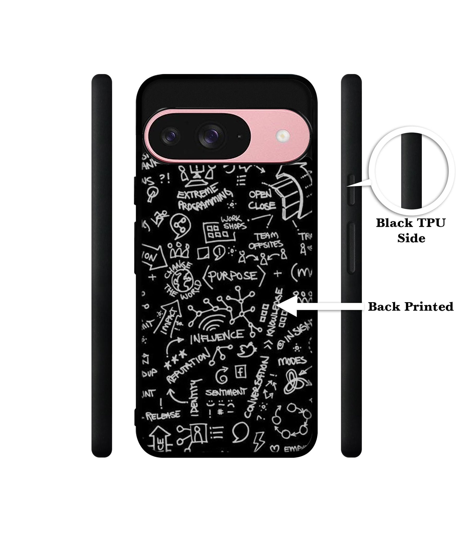 Formulas Design Designer 2D Printed Back Case Cover for Google Pixel 9 5G