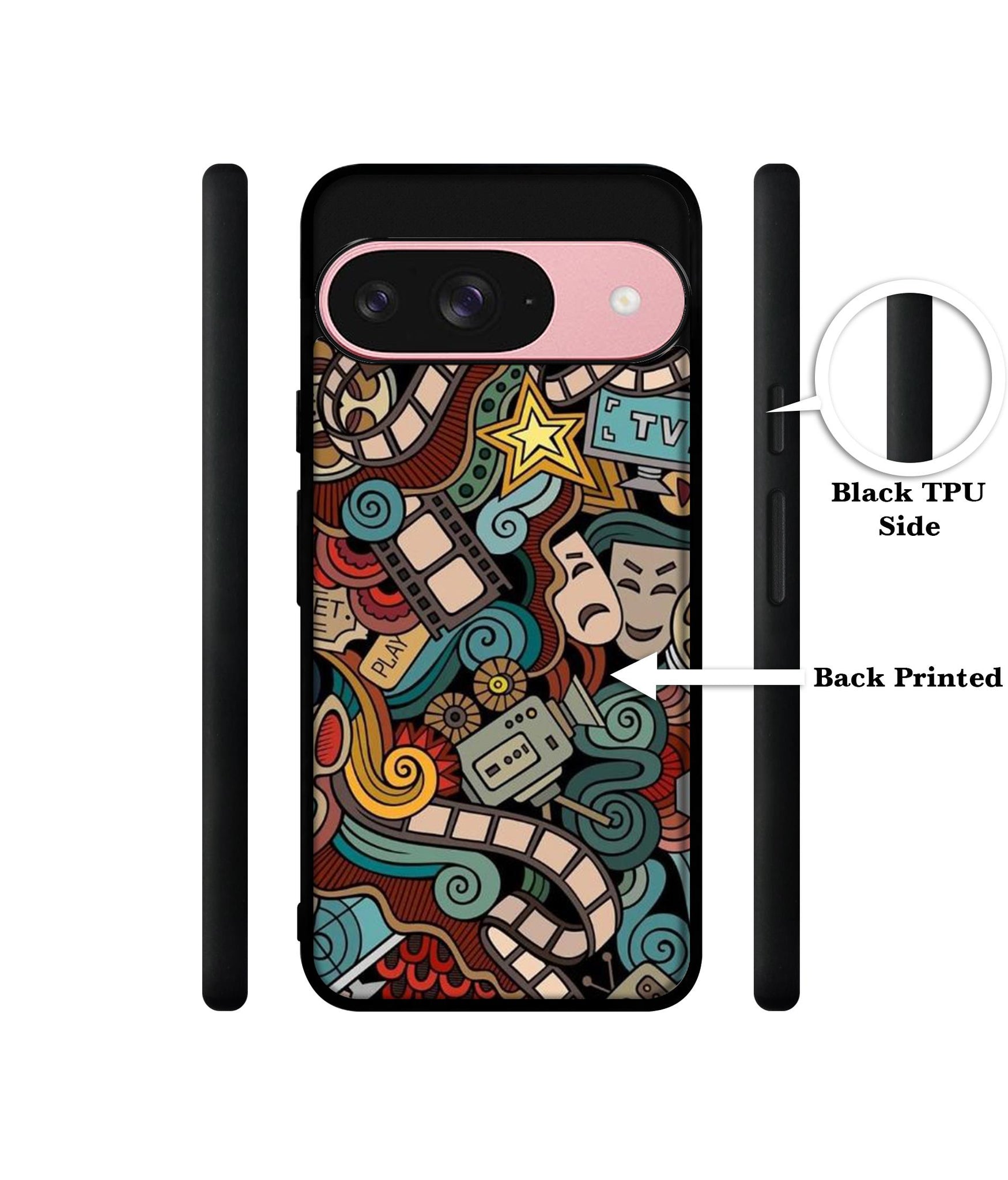 Movies Design Designer 2D Printed Back Case Cover for Google Pixel 9 5G