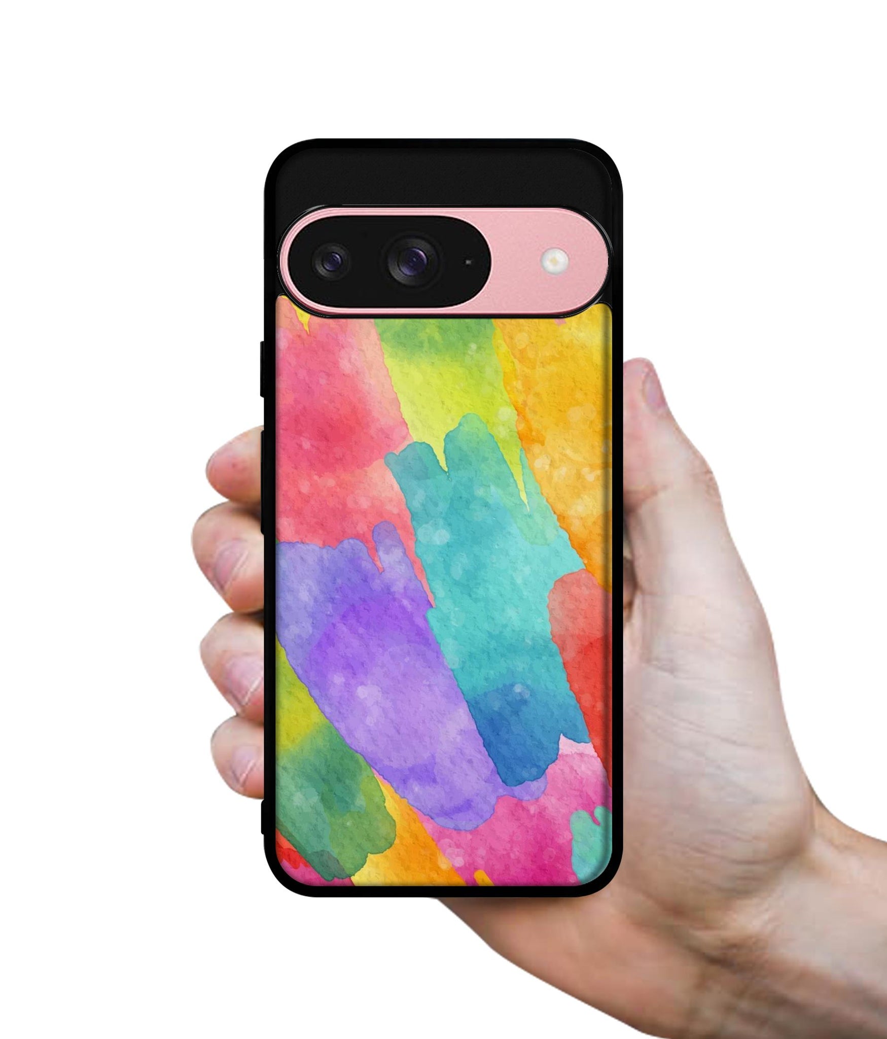 Water Paint Colorful Abstract Design Designer 2D Printed Back Case Cover for Google Pixel 9 5G