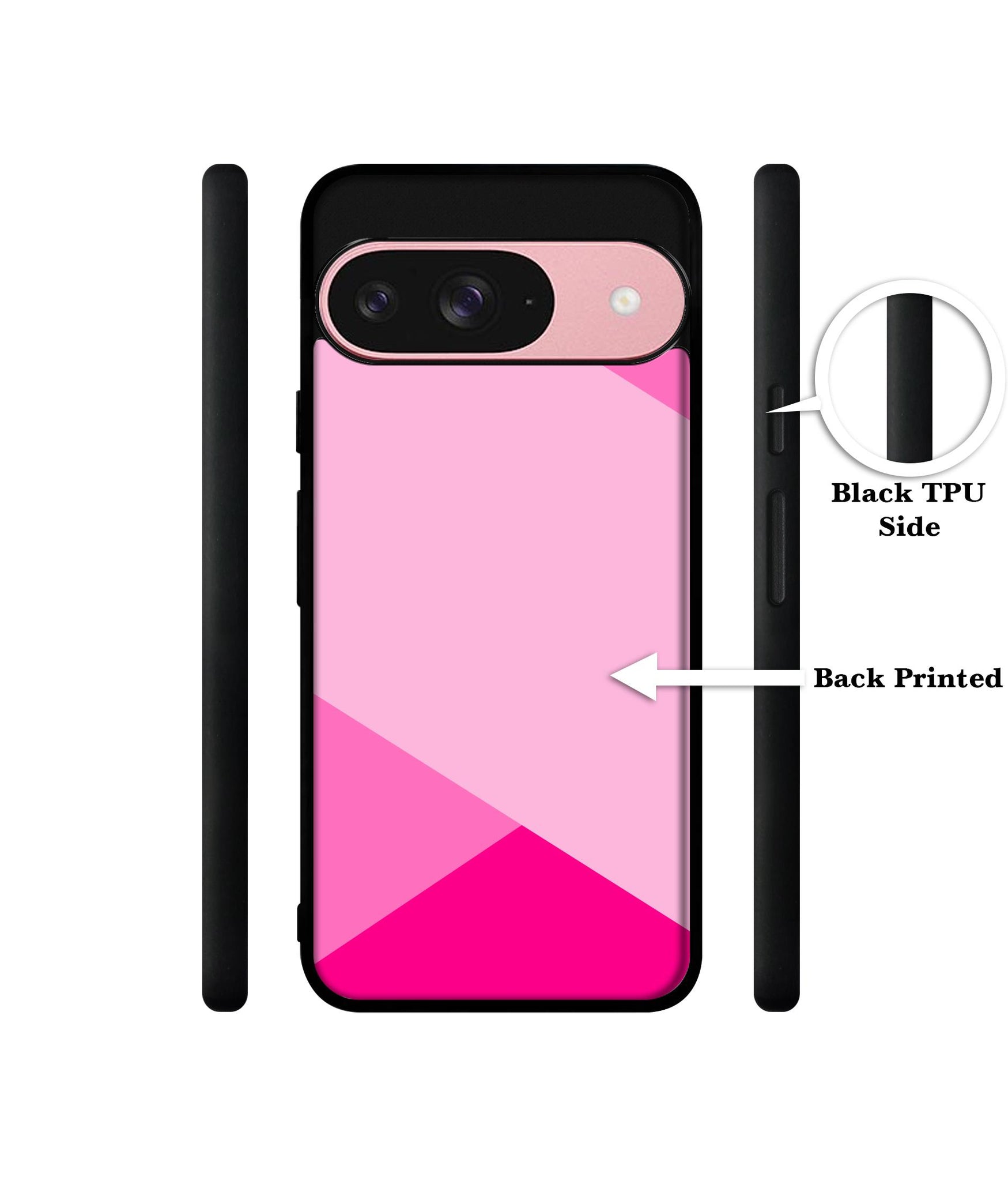 Pink Cross Vector Design Designer 2D Printed Back Case Cover for Google Pixel 9 5G