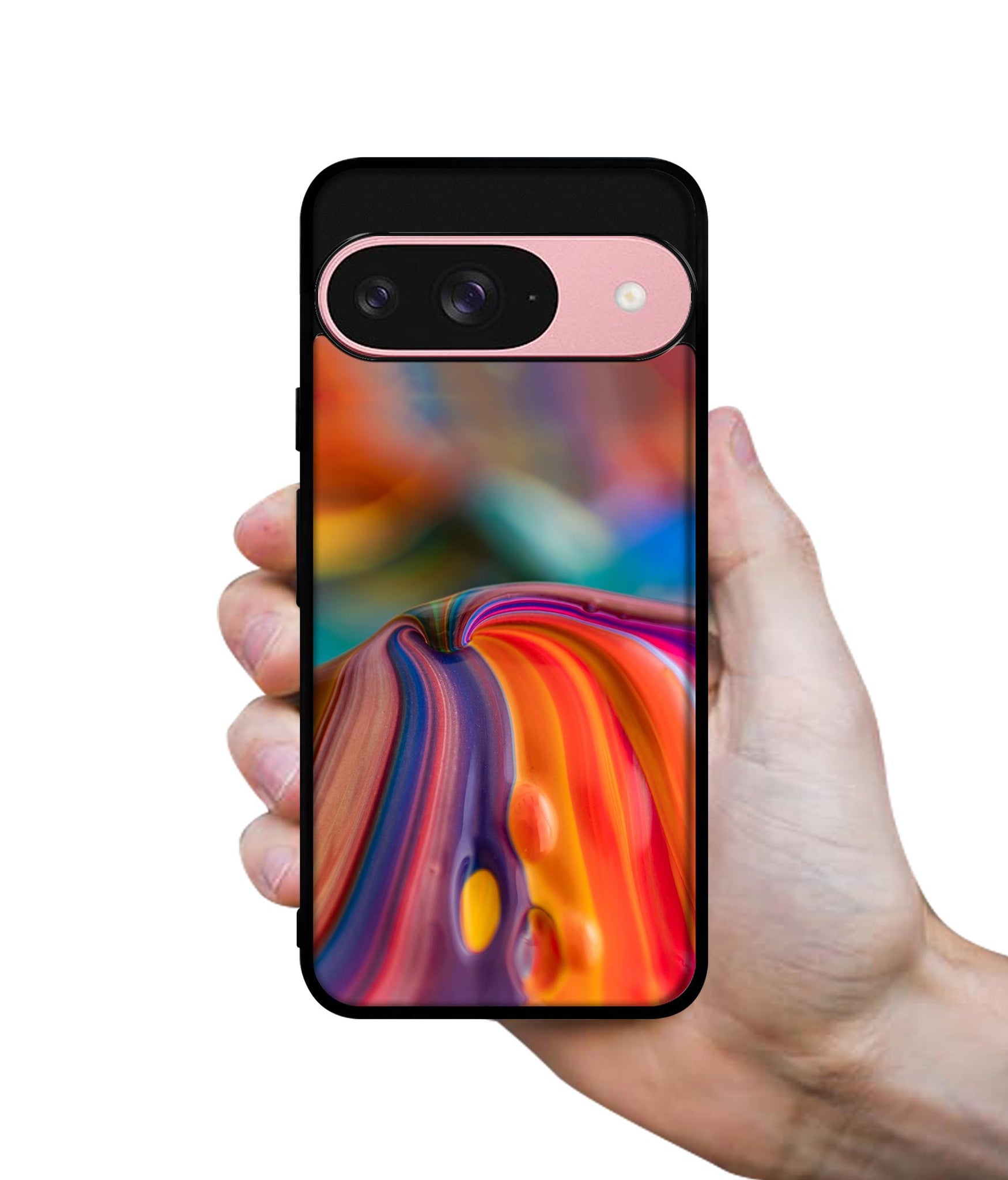 Rainbow Colors Designer 2D Printed Back Case Cover for Google Pixel 9 5G