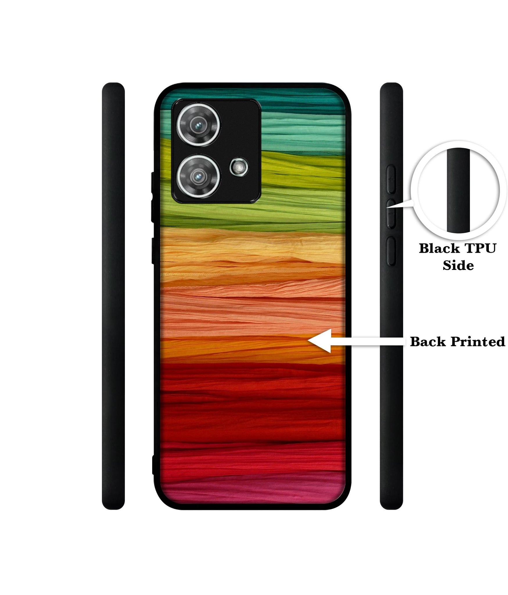 Colorful Thread Design Designer 2D Printed Back Case Cover for Motorola Moto Edge 40 Neo 5G