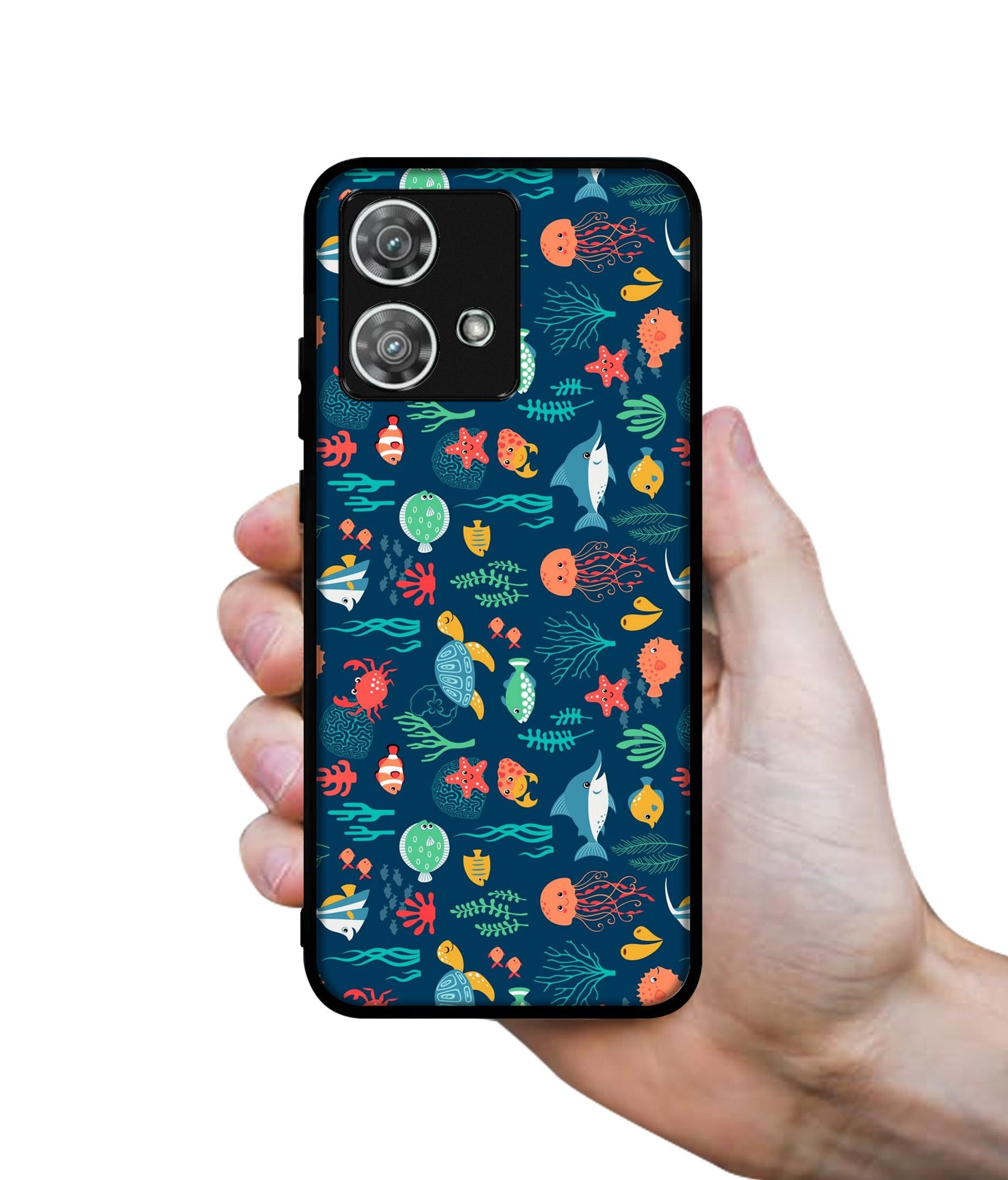 Aquarium Texture Design Designer 2D Printed Back Case Cover for Motorola Moto Edge 40 Neo 5G