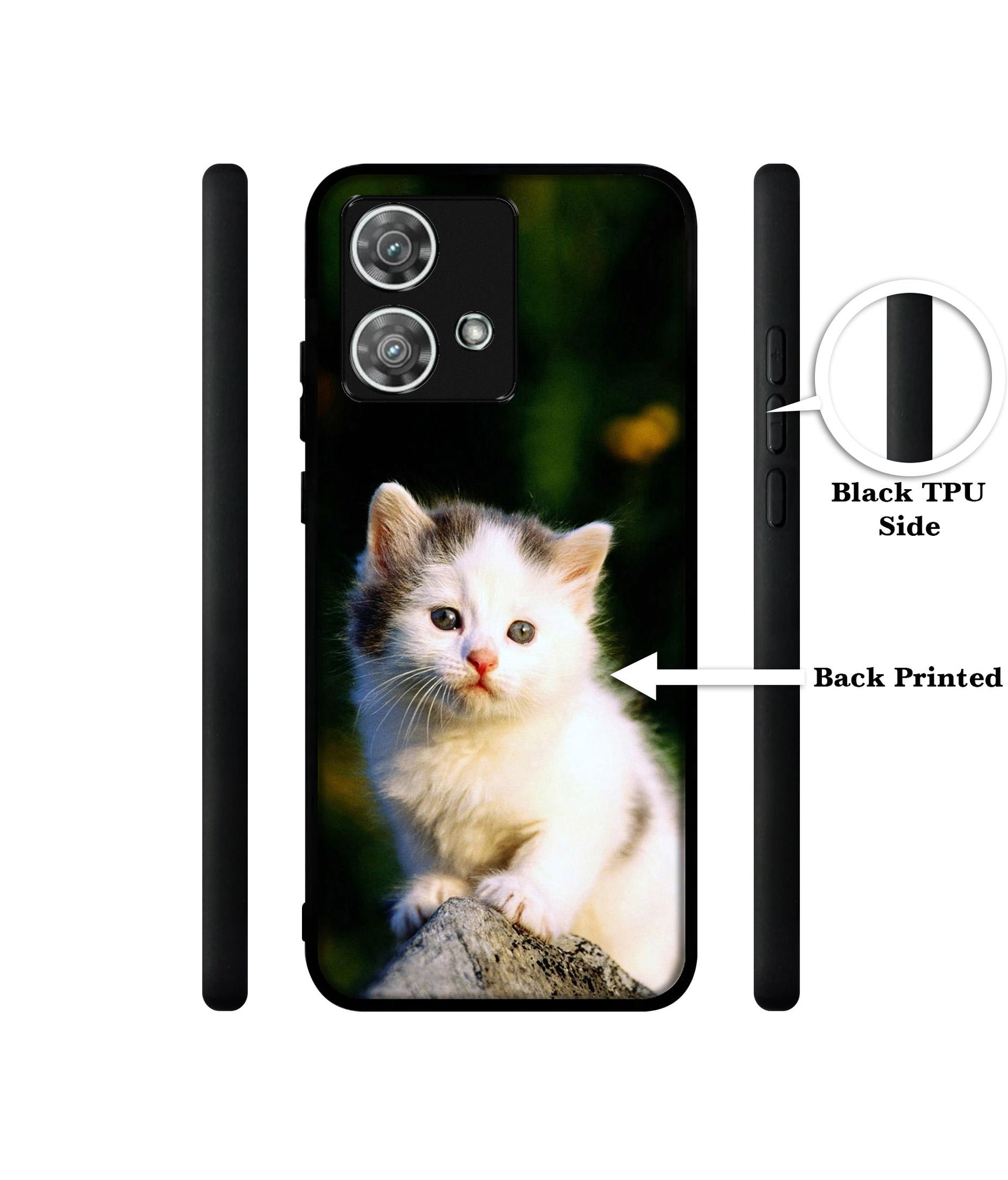 Sweet Cat Design Designer 2D Printed Back Case Cover for Motorola Moto Edge 40 Neo 5G