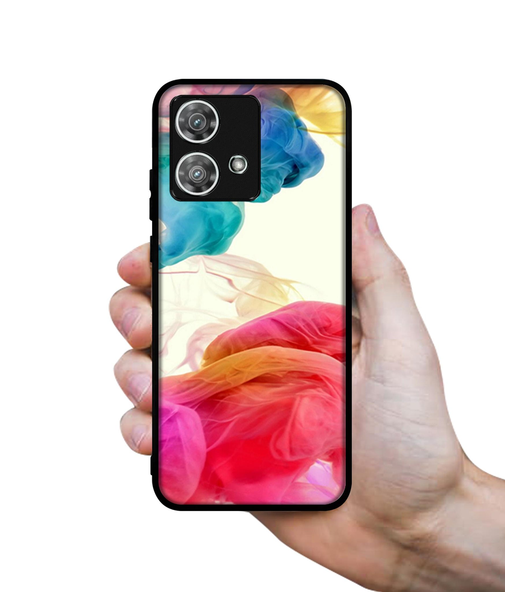 Colored Smoke Design Designer 2D Printed Back Case Cover for Motorola Moto Edge 40 Neo 5G