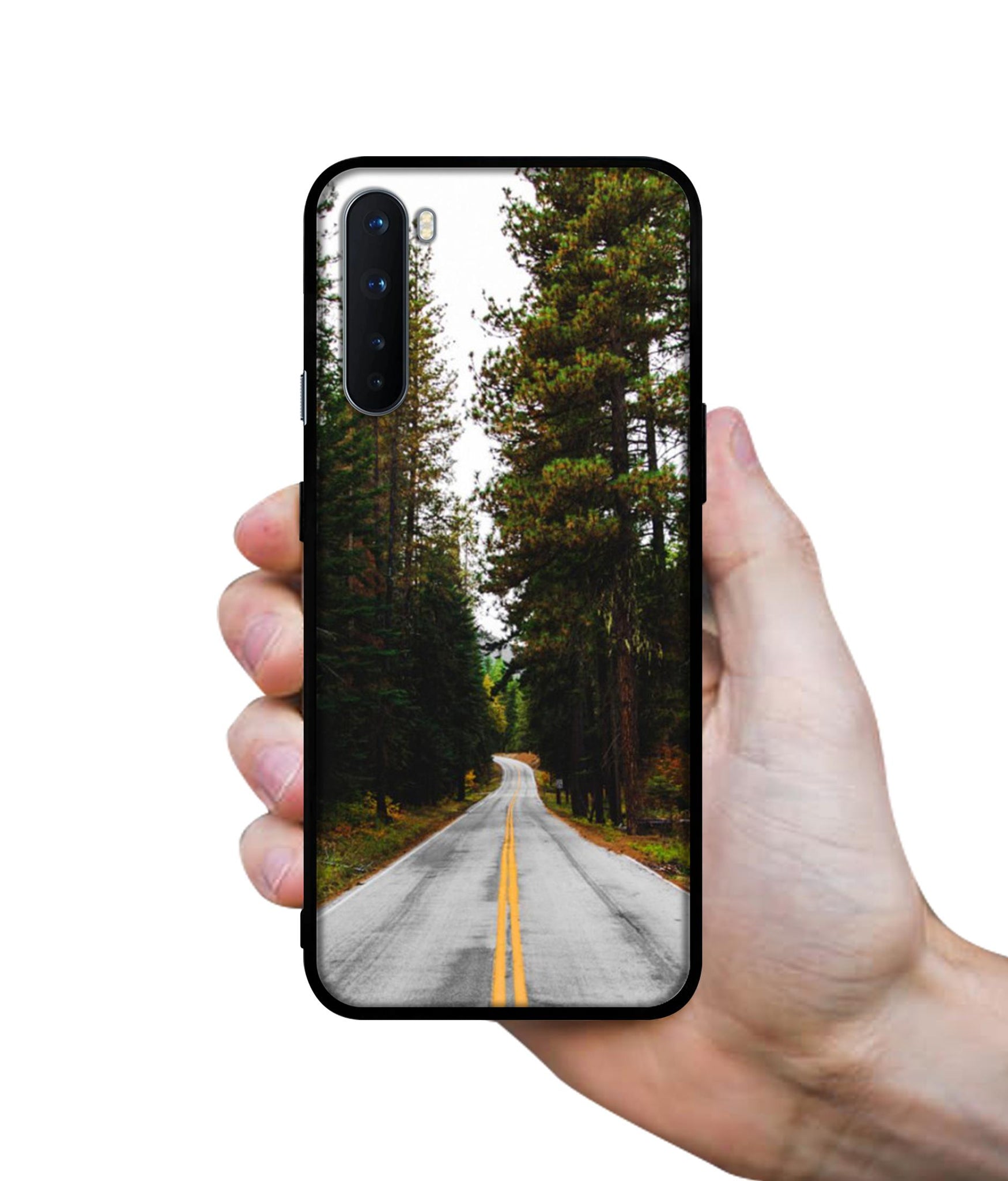 Road Photo Design Designer 2D Printed Back Case Cover for OnePlus Nord 5G