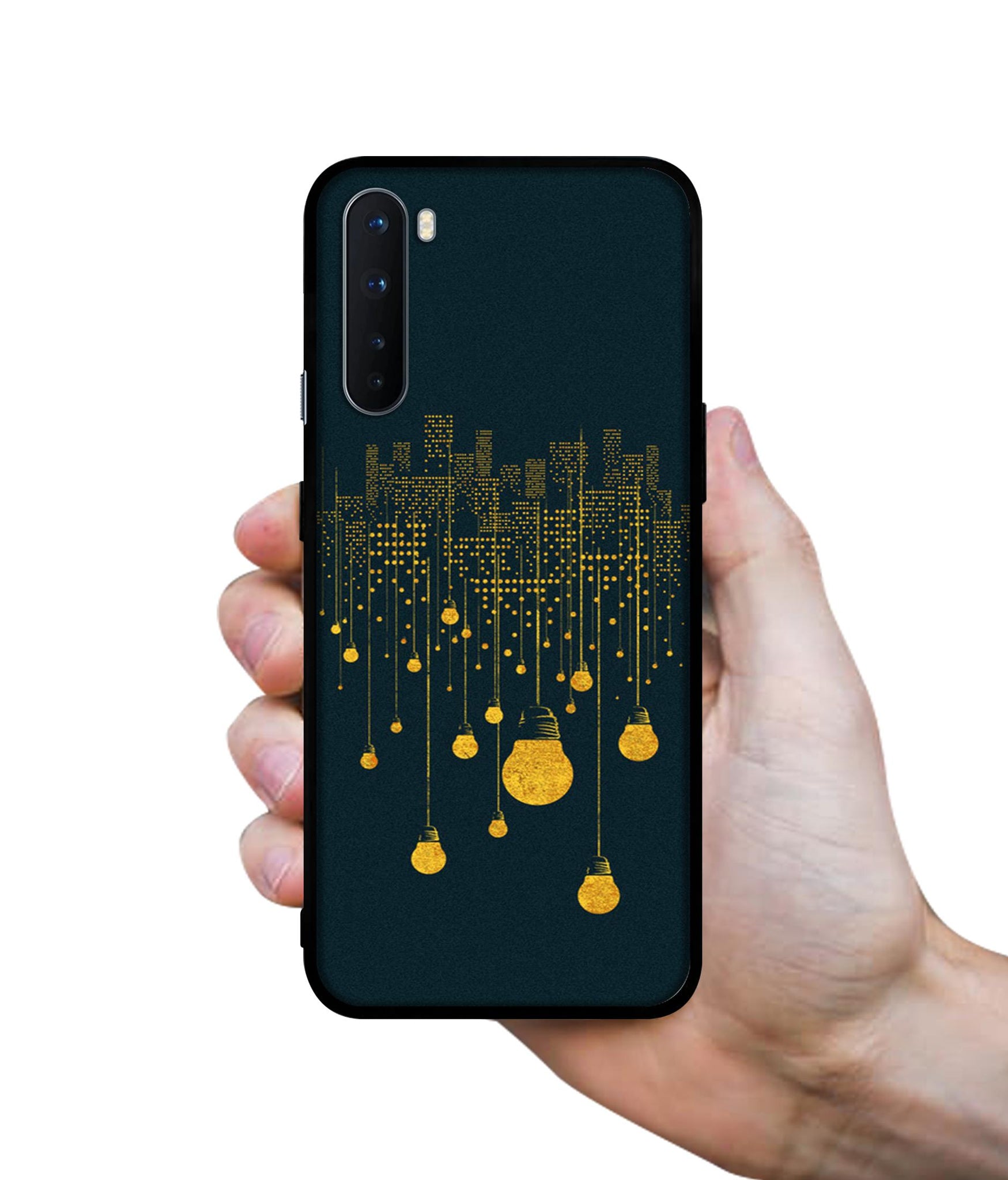 City Light Pattern Design Designer 2D Printed Back Case Cover for OnePlus Nord 5G
