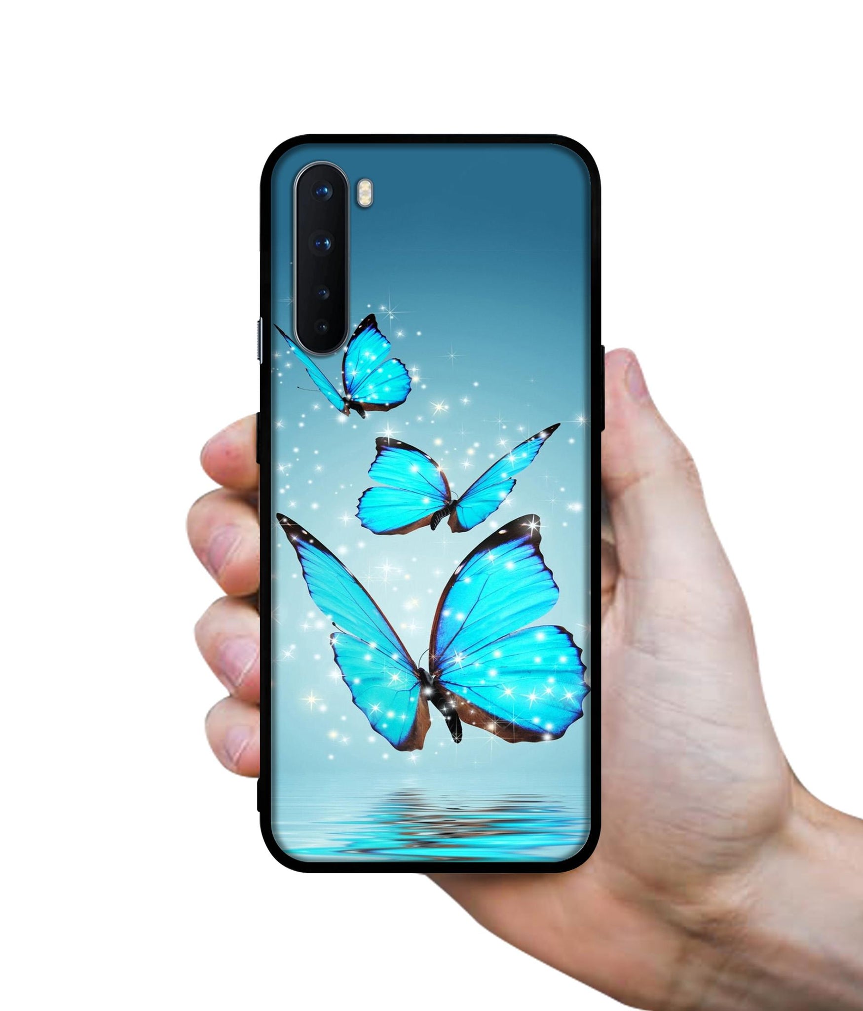 Flying Butterflies Design Designer 2D Printed Back Case Cover for OnePlus Nord 5G