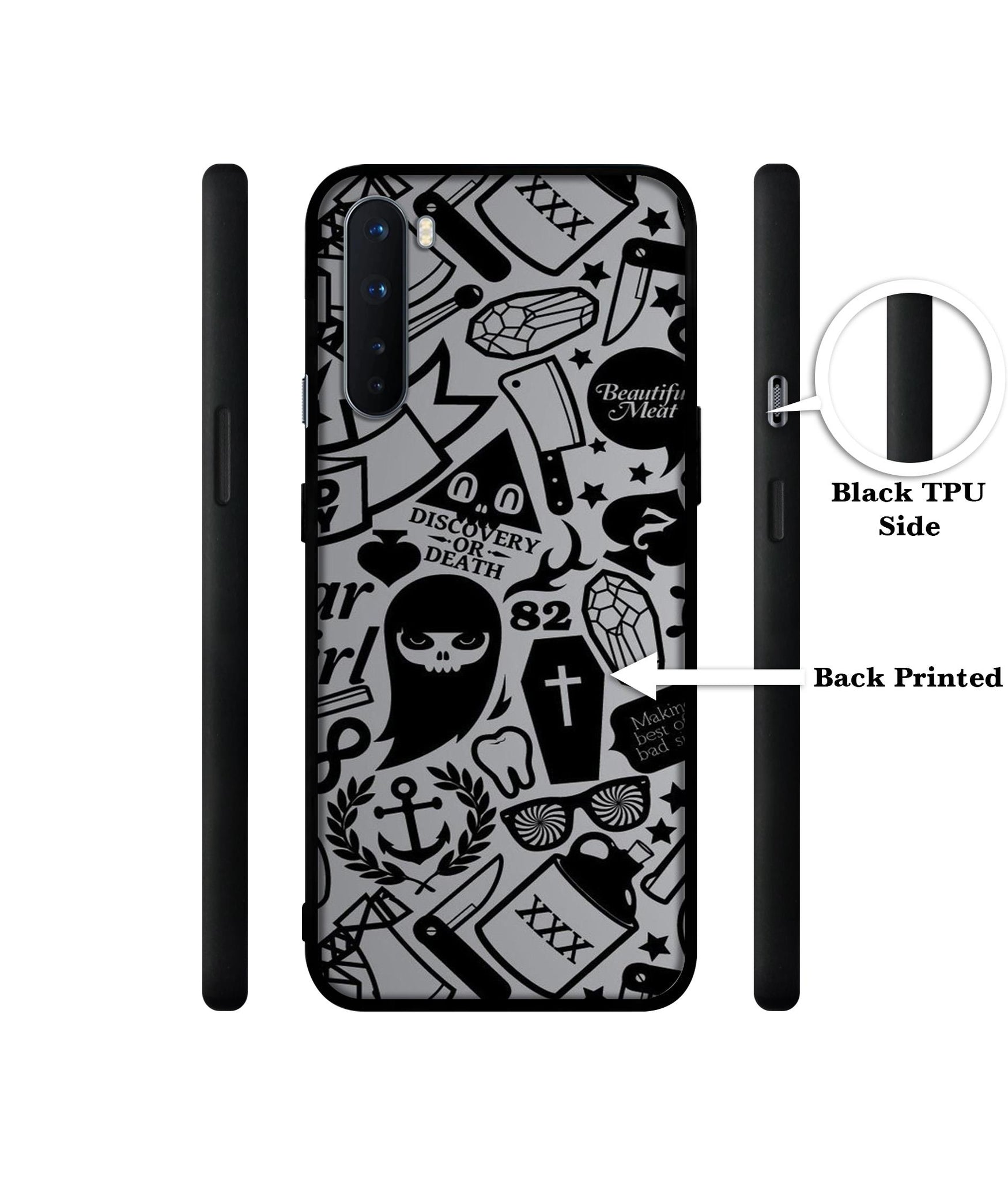 Discover Or Death Design Designer 2D Printed Back Case Cover for OnePlus Nord 5G
