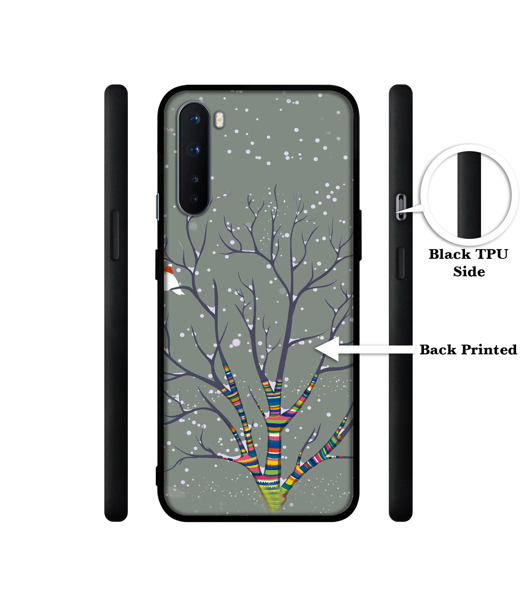 Winter Pattern Print Design Designer 2D Printed Back Case Cover for OnePlus Nord 5G