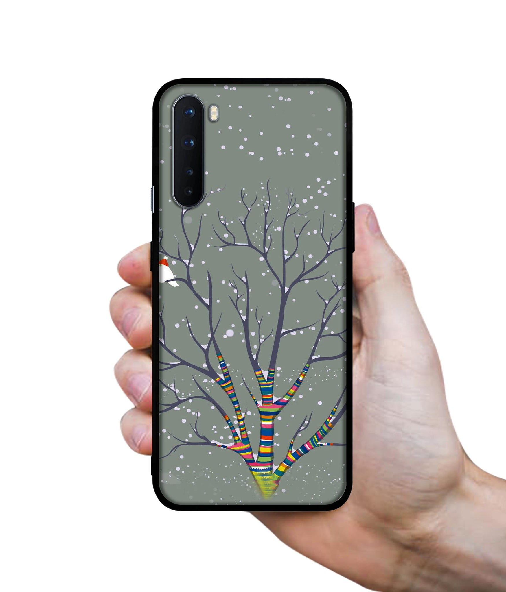 Winter Pattern Print Design Designer 2D Printed Back Case Cover for OnePlus Nord 5G