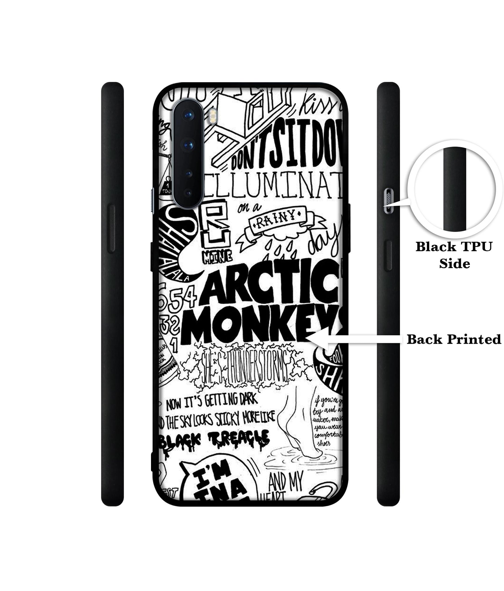 Arctic Monkeys Pattern Design Designer 2D Printed Back Case Cover for OnePlus Nord 5G