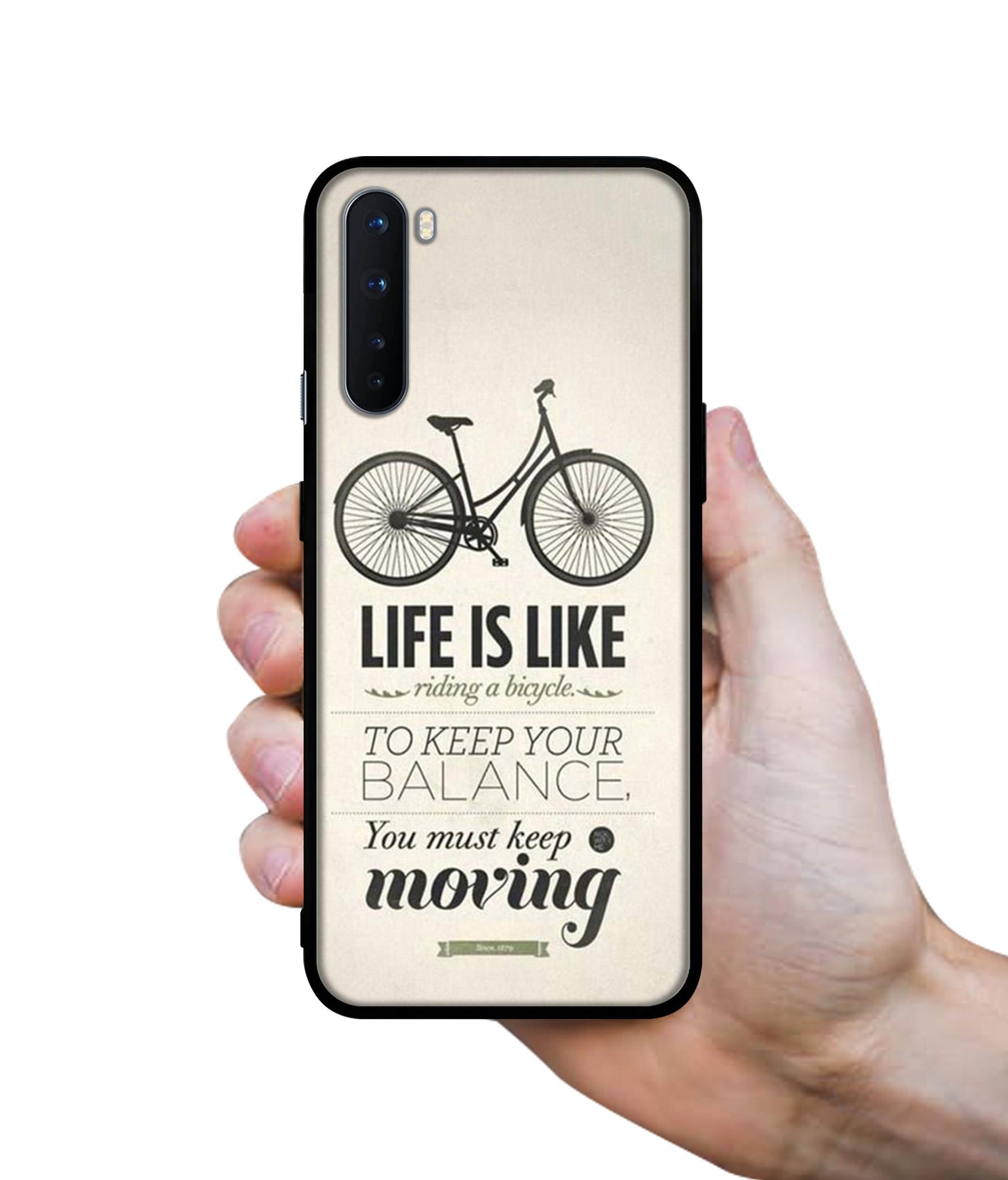 Life is Like Moving Design Designer 2D Printed Back Case Cover for OnePlus Nord 5G