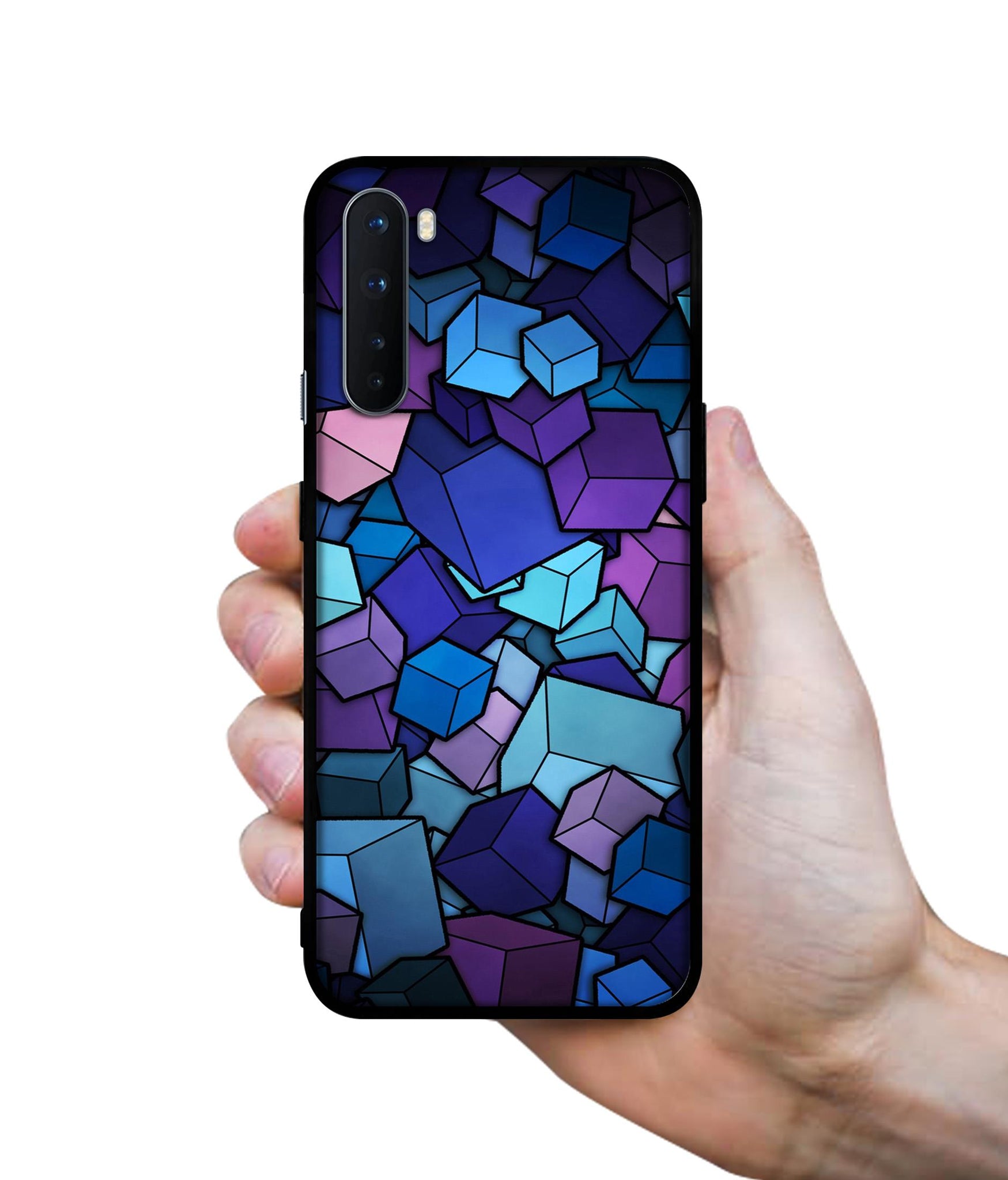 Color Box Design Designer 2D Printed Back Case Cover for OnePlus Nord 5G