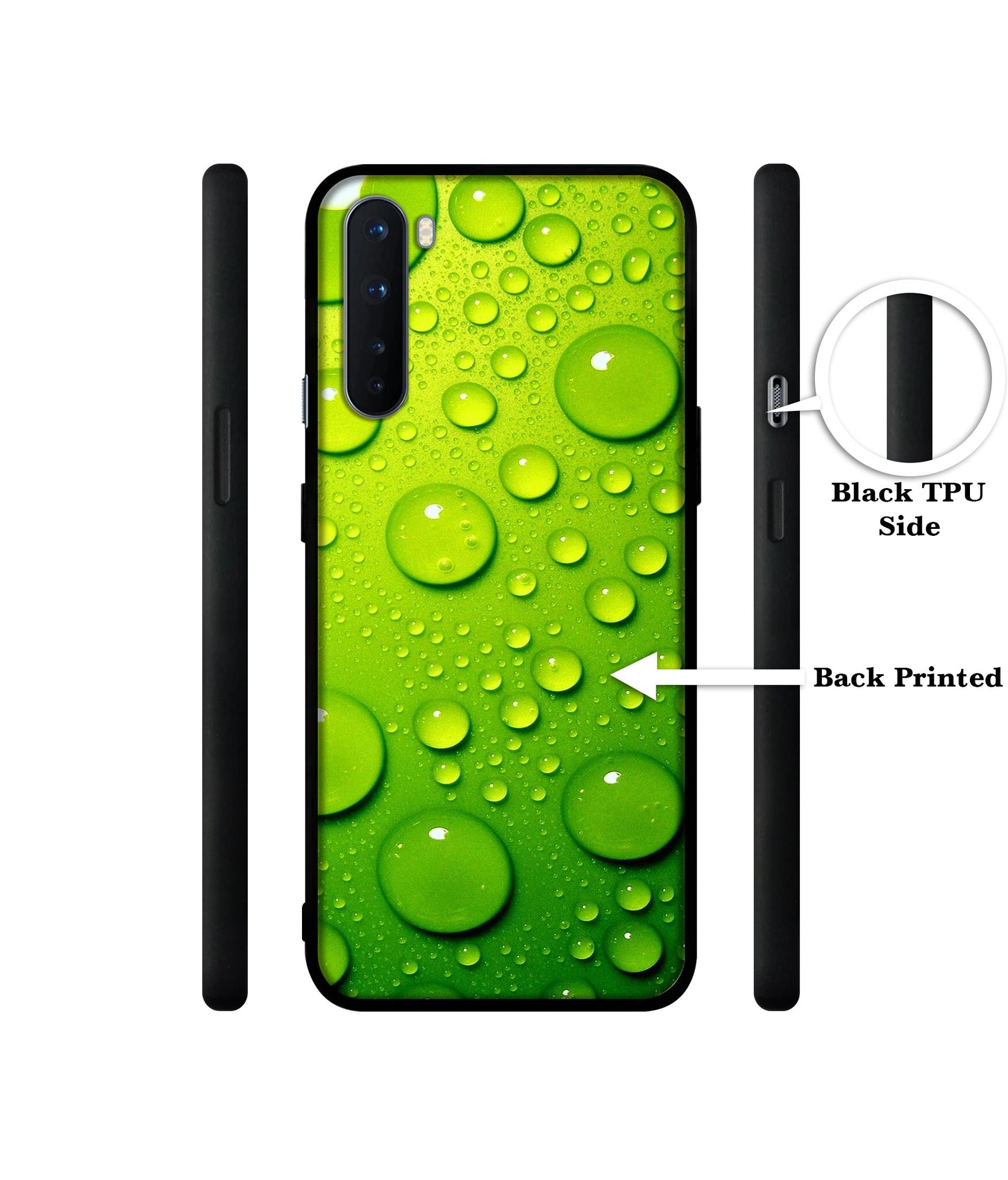 Green Bubbles Design Designer 2D Printed Back Case Cover for OnePlus Nord 5G