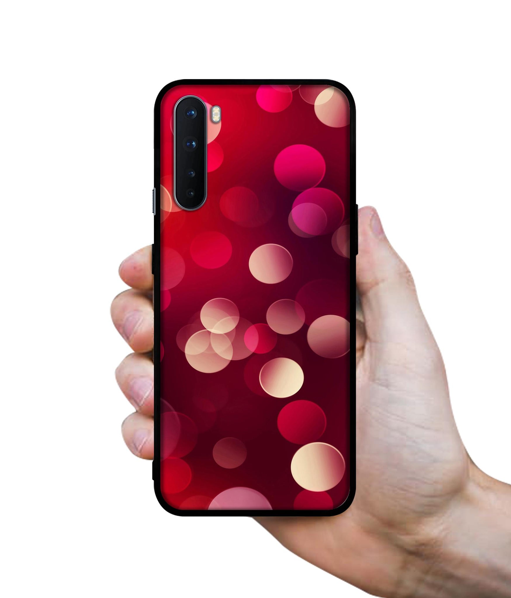 3D Circles Design Designer 2D Printed Back Case Cover for OnePlus Nord 5G