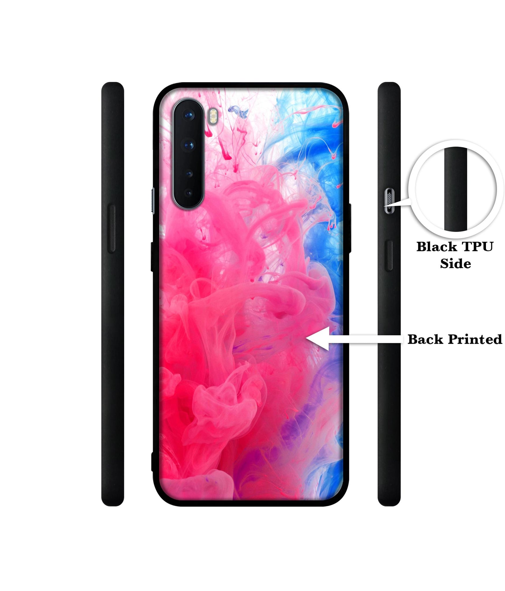 Fractal Paint Design Designer 2D Printed Back Case Cover for OnePlus Nord 5G
