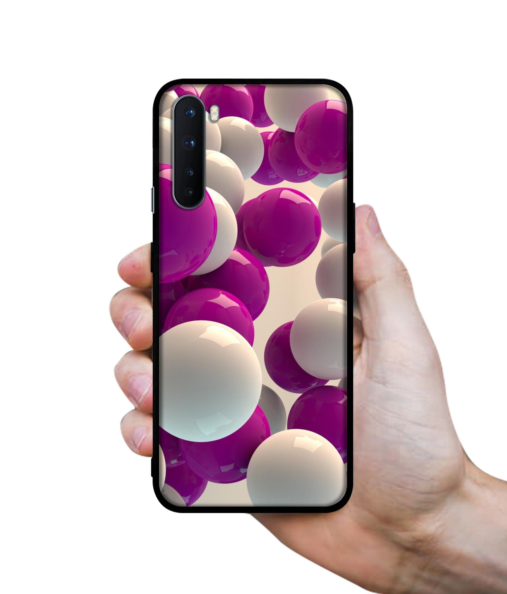 3D Balloons Design Designer 2D Printed Back Case Cover for OnePlus Nord 5G