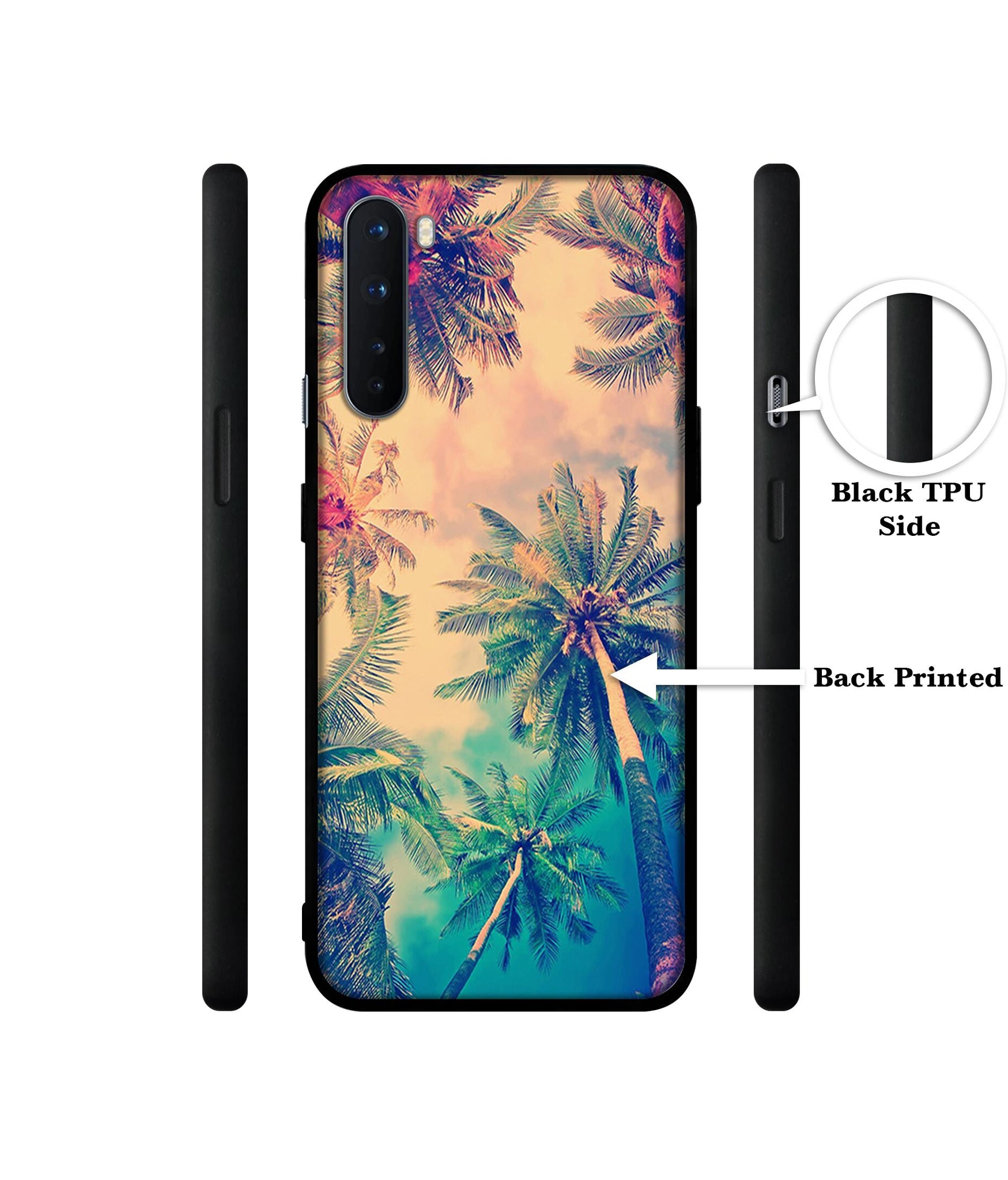 Trees Design Designer 2D Printed Back Case Cover for OnePlus Nord 5G