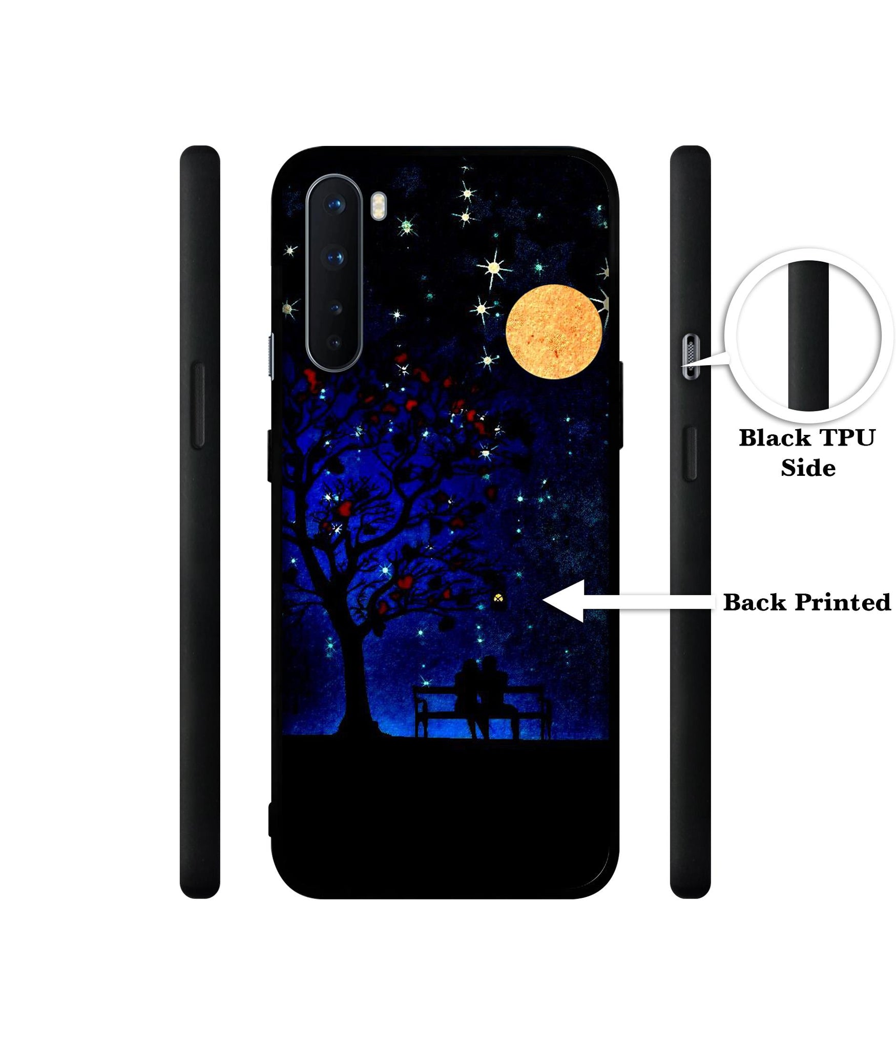 Blue Sky Design Designer 2D Printed Back Case Cover for OnePlus Nord 5G
