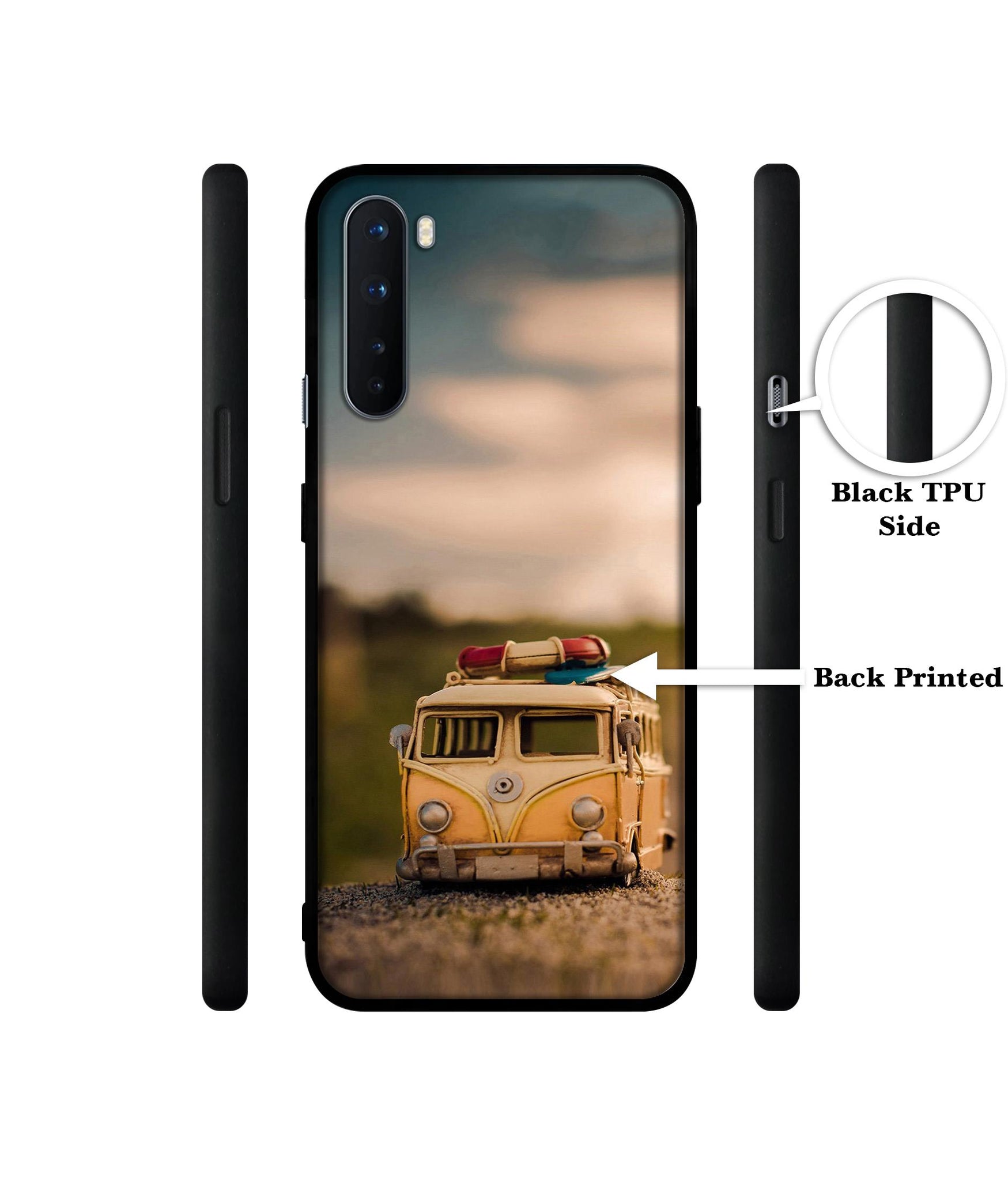 Toy Car Design Designer 2D Printed Back Case Cover for OnePlus Nord 5G