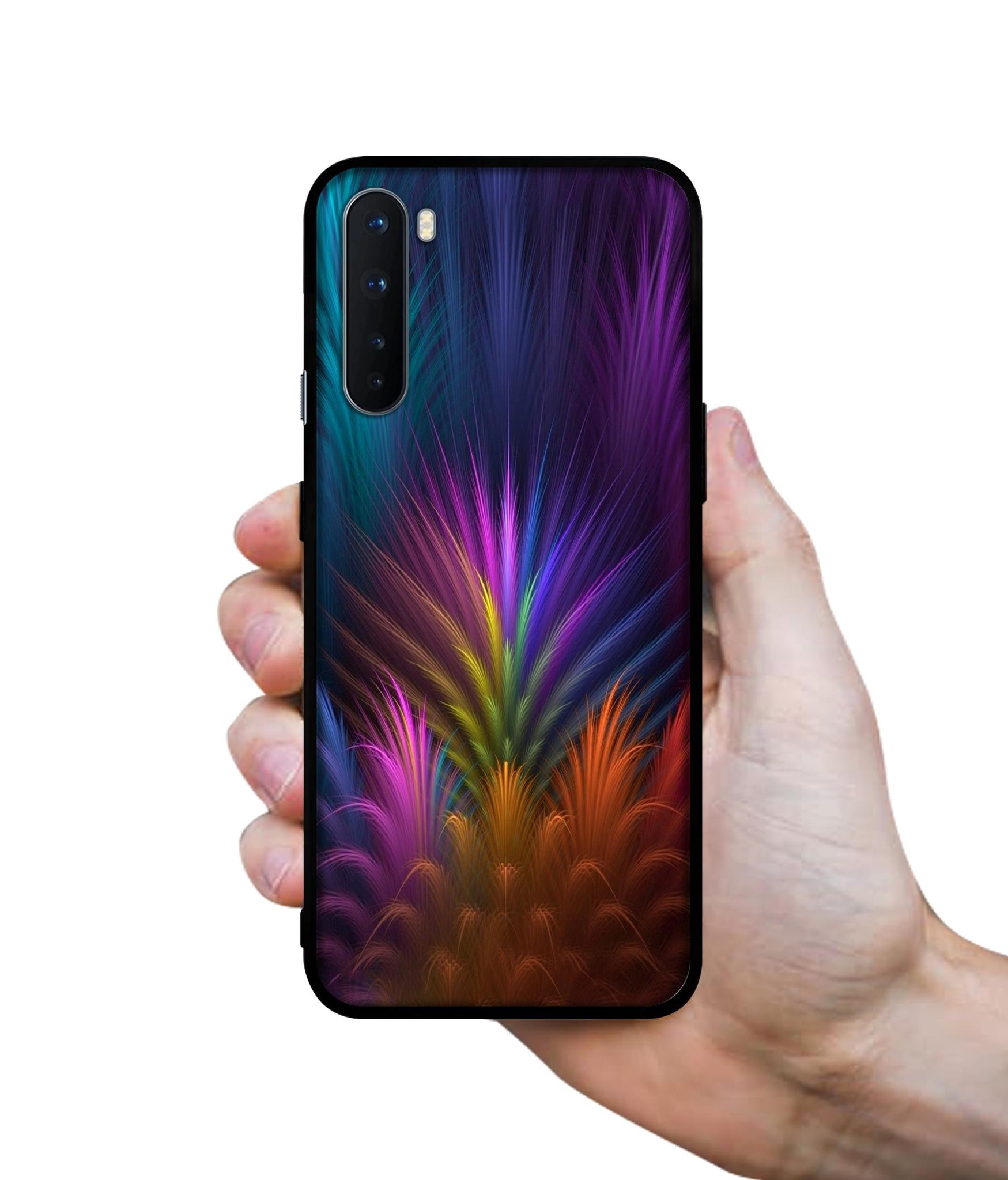 Multicoloured Design Designer 2D Printed Back Case Cover for OnePlus Nord 5G