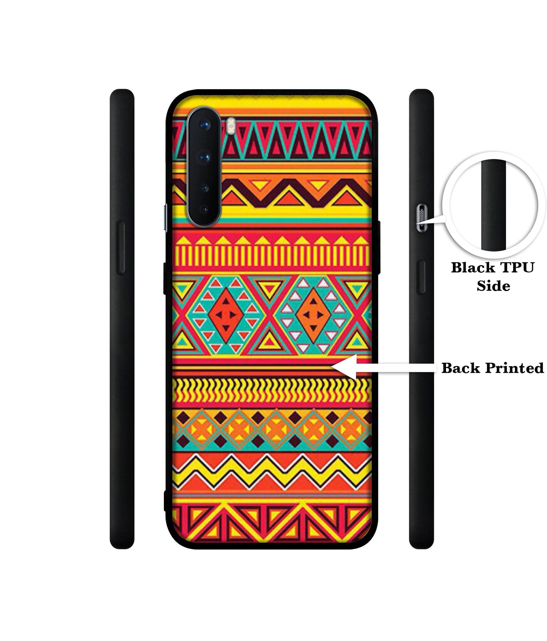 Artistic Rangoli Design Designer 2D Printed Back Case Cover for OnePlus Nord 5G