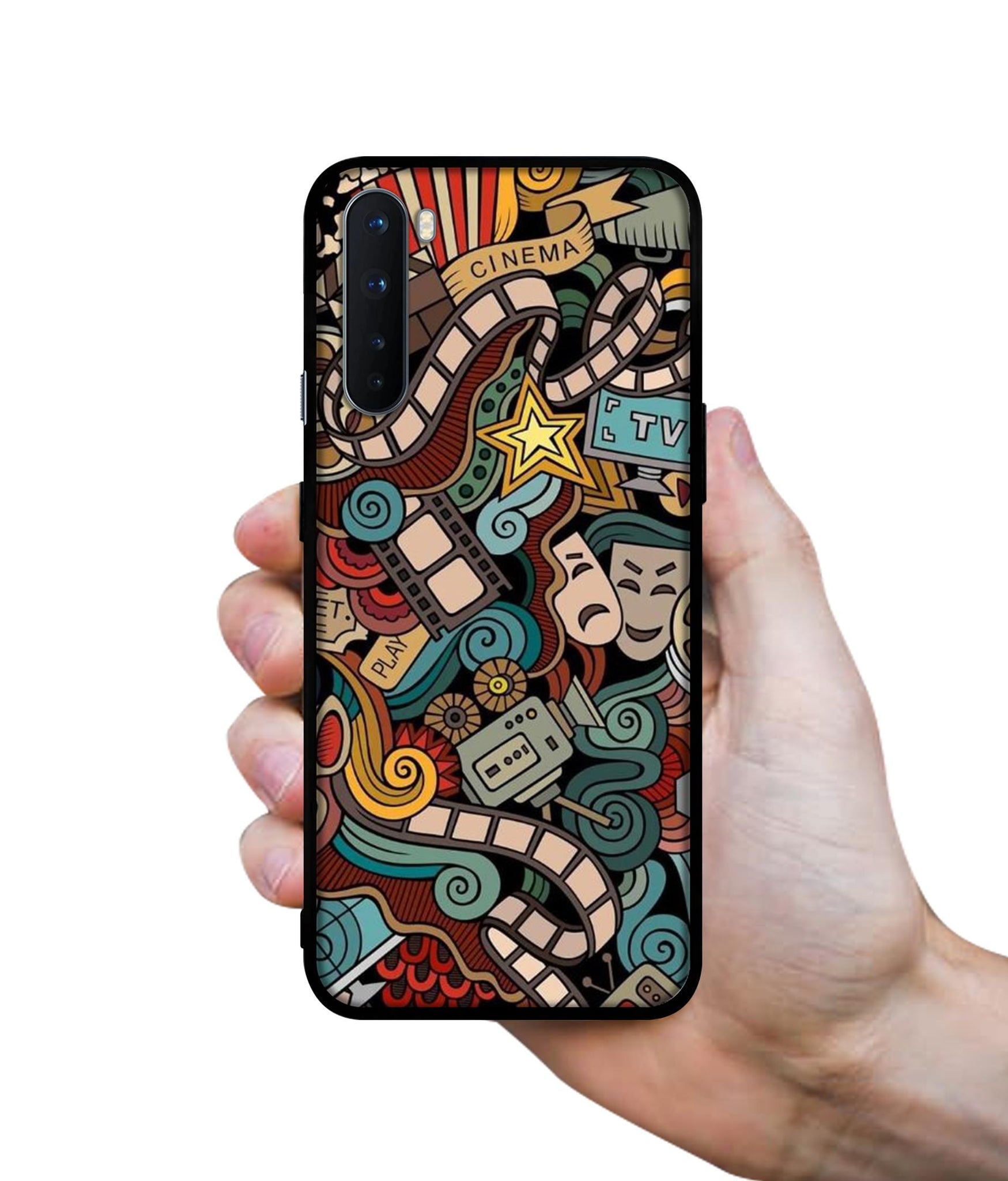 Movies Design Designer 2D Printed Back Case Cover for OnePlus Nord 5G