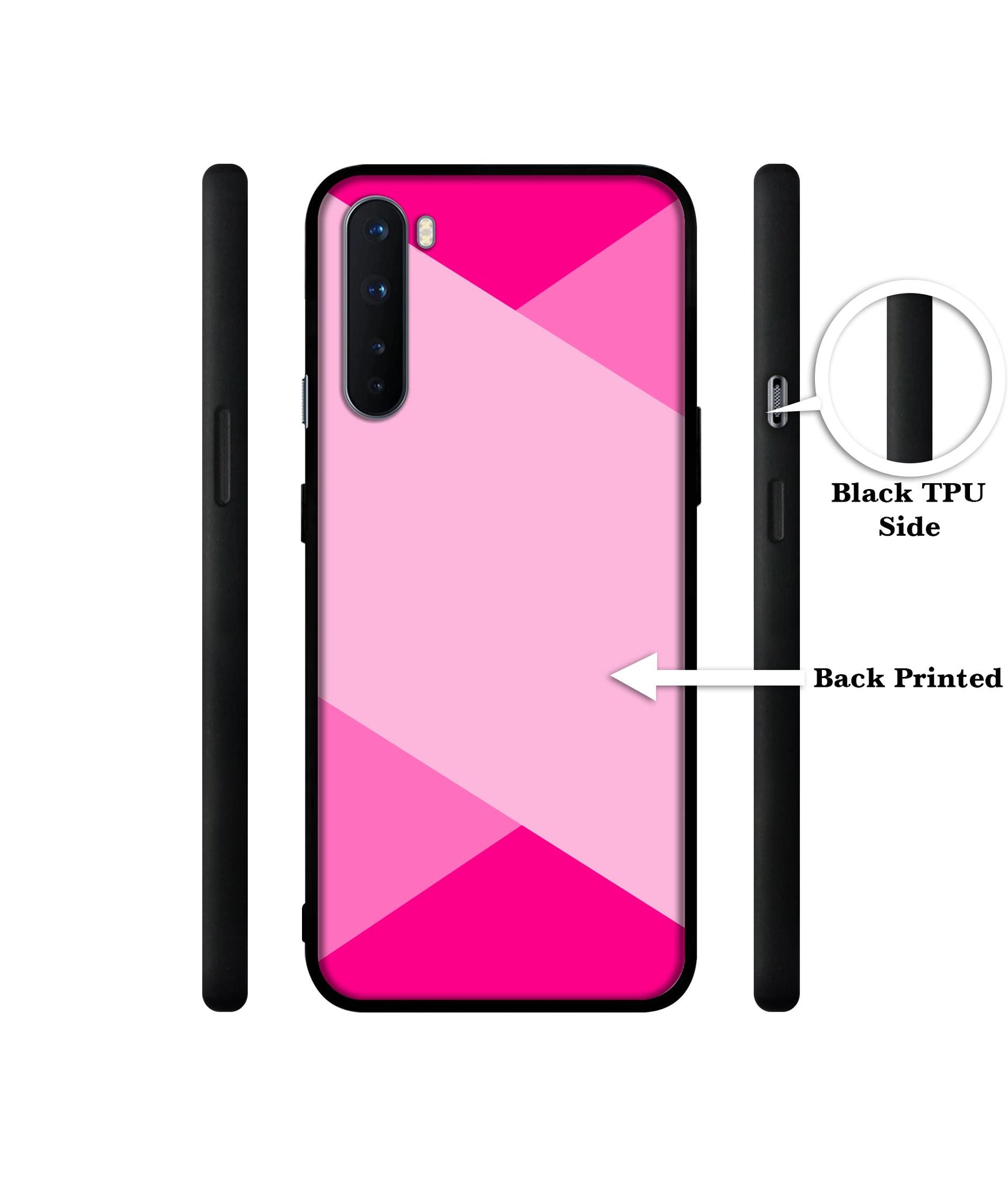 Pink Cross Vector Design Designer 2D Printed Back Case Cover for OnePlus Nord 5G