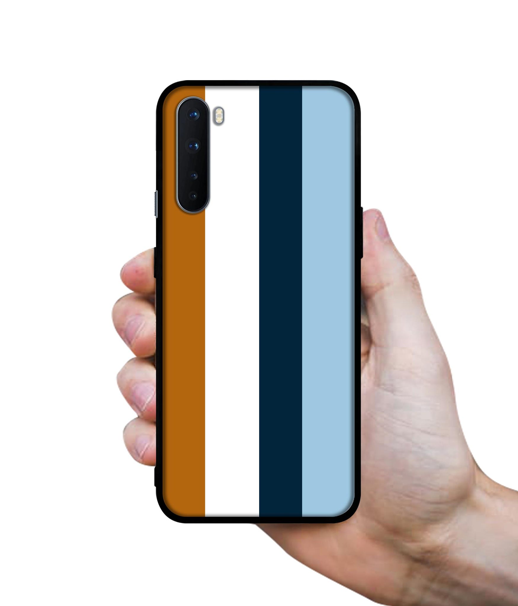 Color Stripes Design Designer 2D Printed Back Case Cover for OnePlus Nord 5G
