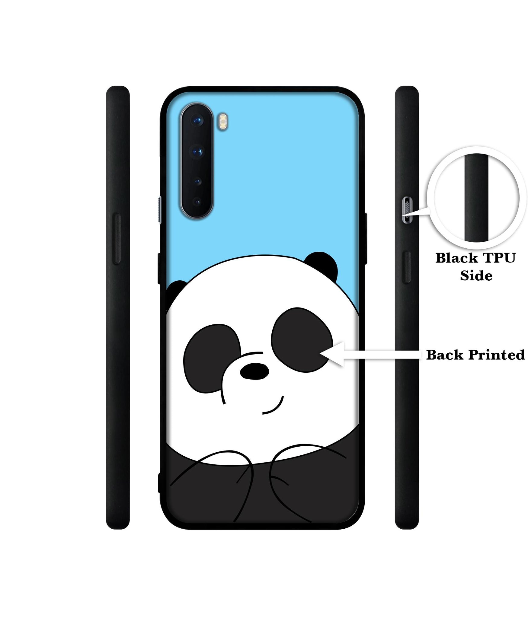 Cute Panda Design Designer 2D Printed Back Case Cover for OnePlus Nord 5G