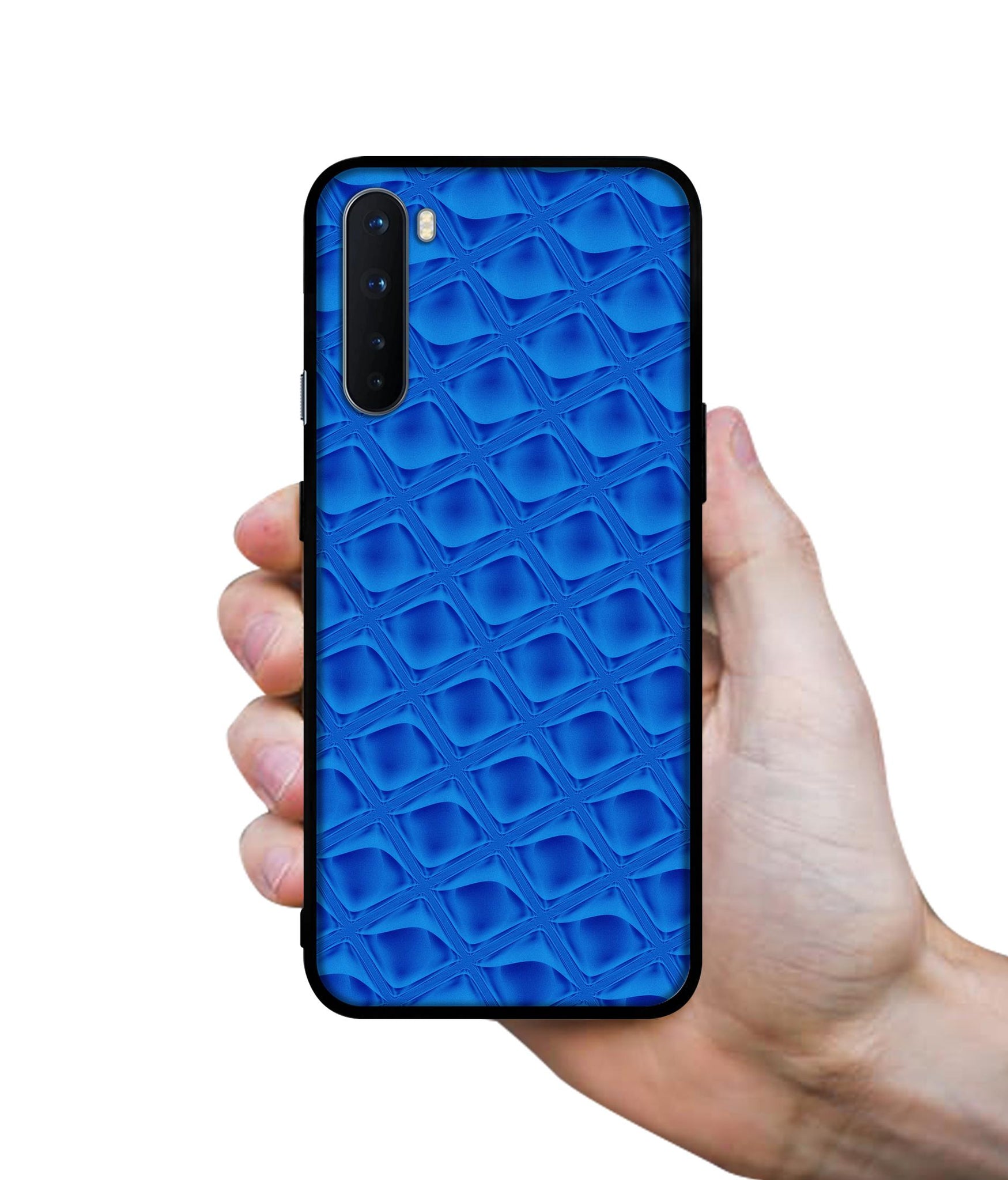 Blue Diamond Design Designer 2D Printed Back Case Cover for OnePlus Nord 5G
