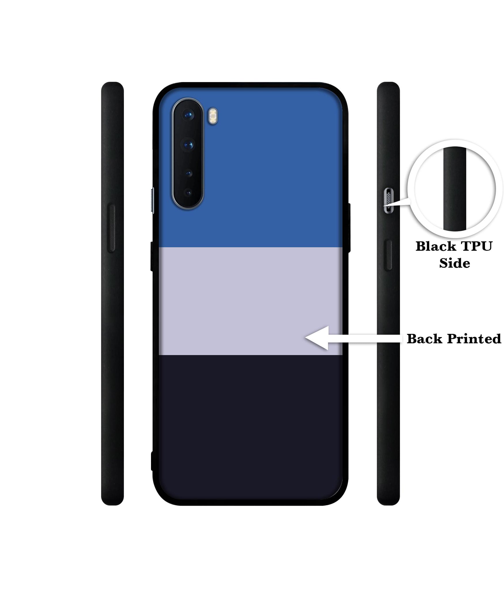 Three Color Stripes Design Designer 2D Printed Back Case Cover for OnePlus Nord 5G