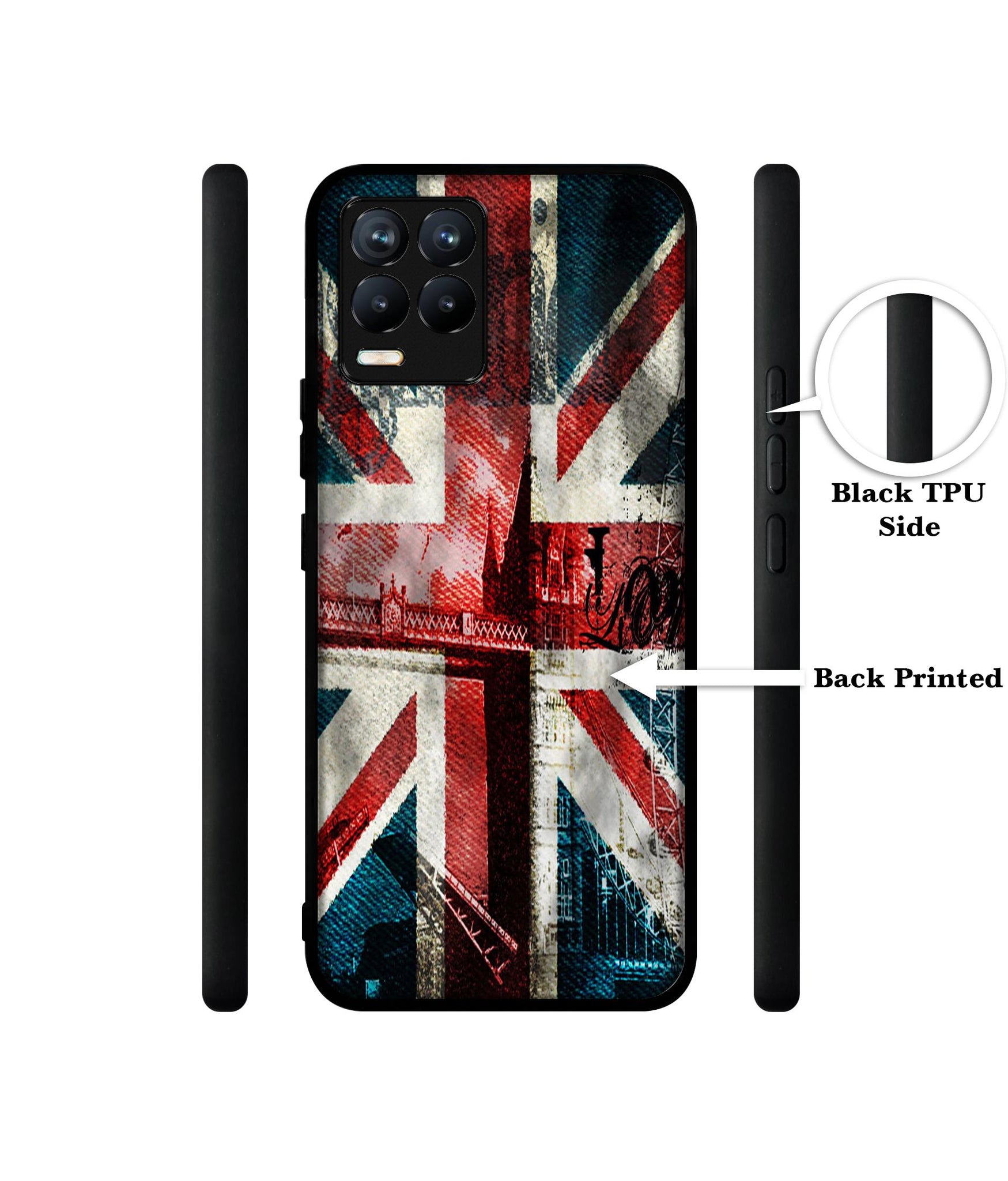 London Flag wallpaper Design Designer 2D Printed Back Case Cover for Realme 8 4G / 8 Pro 4G